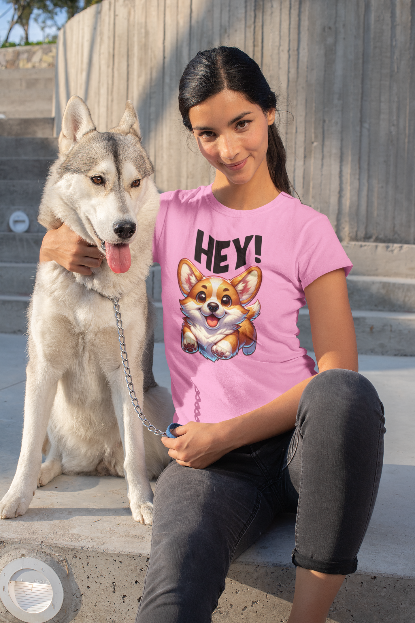 Dog Lover Unisex T-Shirt, Softstyle Tee, Dog Mom/Dad Shirt, Pet Owner Gift, Dog Lover Apparel, Cute Puppy Tee - Quirkside Creations
