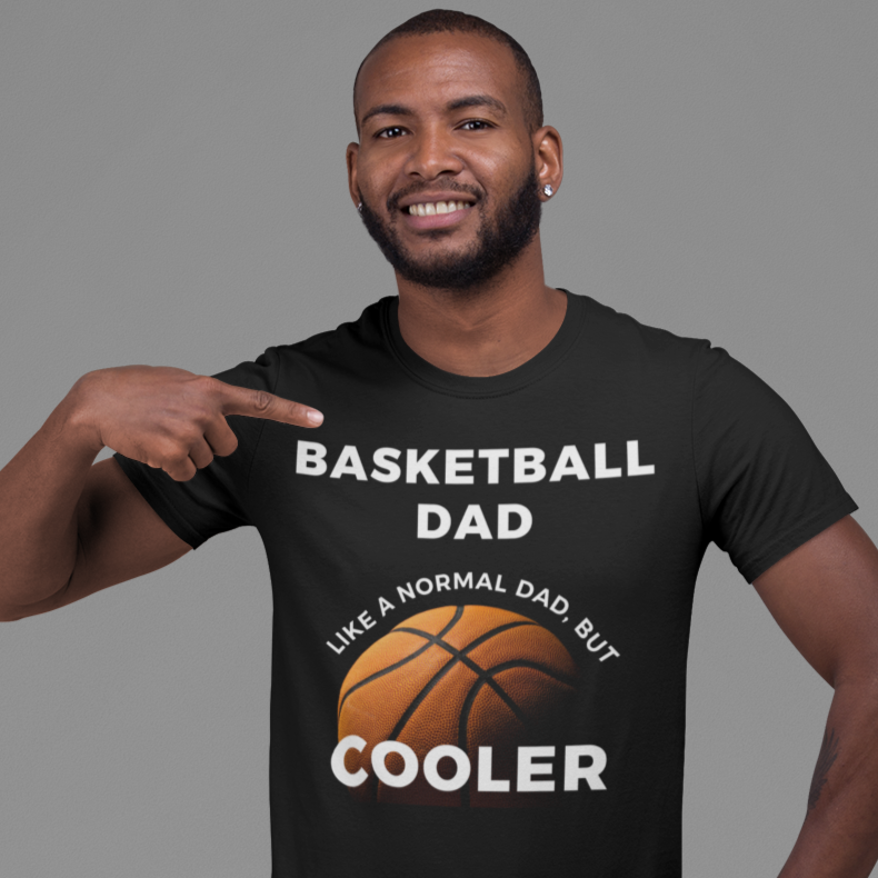 Basketball Dads Unisex Softstyle T-Shirt, Sports Dad Tee, Father's Day Gift, Cool Dad Shirt, Funny Dad Graphic Tee - Quirkside Creations