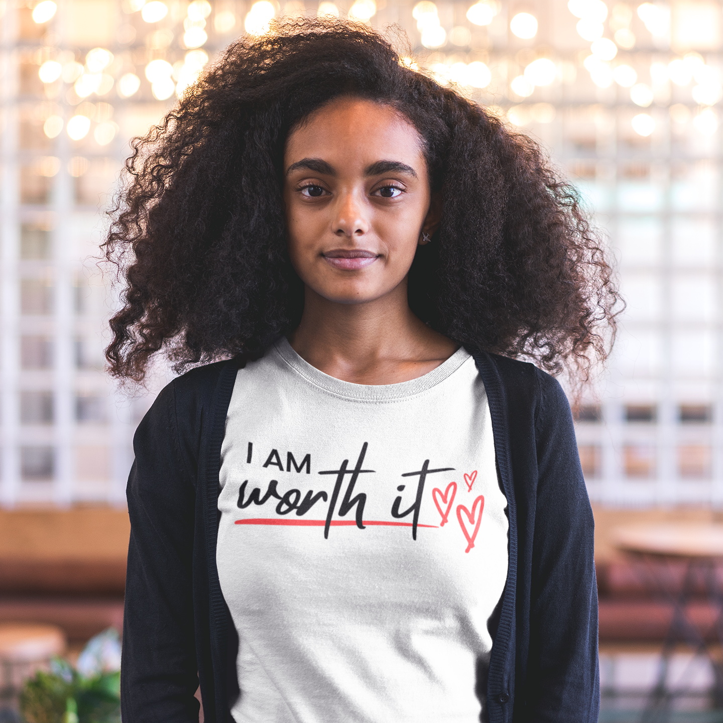 Self Worth Inspirational Unisex T-Shirt, Confidence Boosting Tee, Motivational Quote Shirt, Positive Affirmation Top, Self Love Graphic Tee - Quirkside Creations