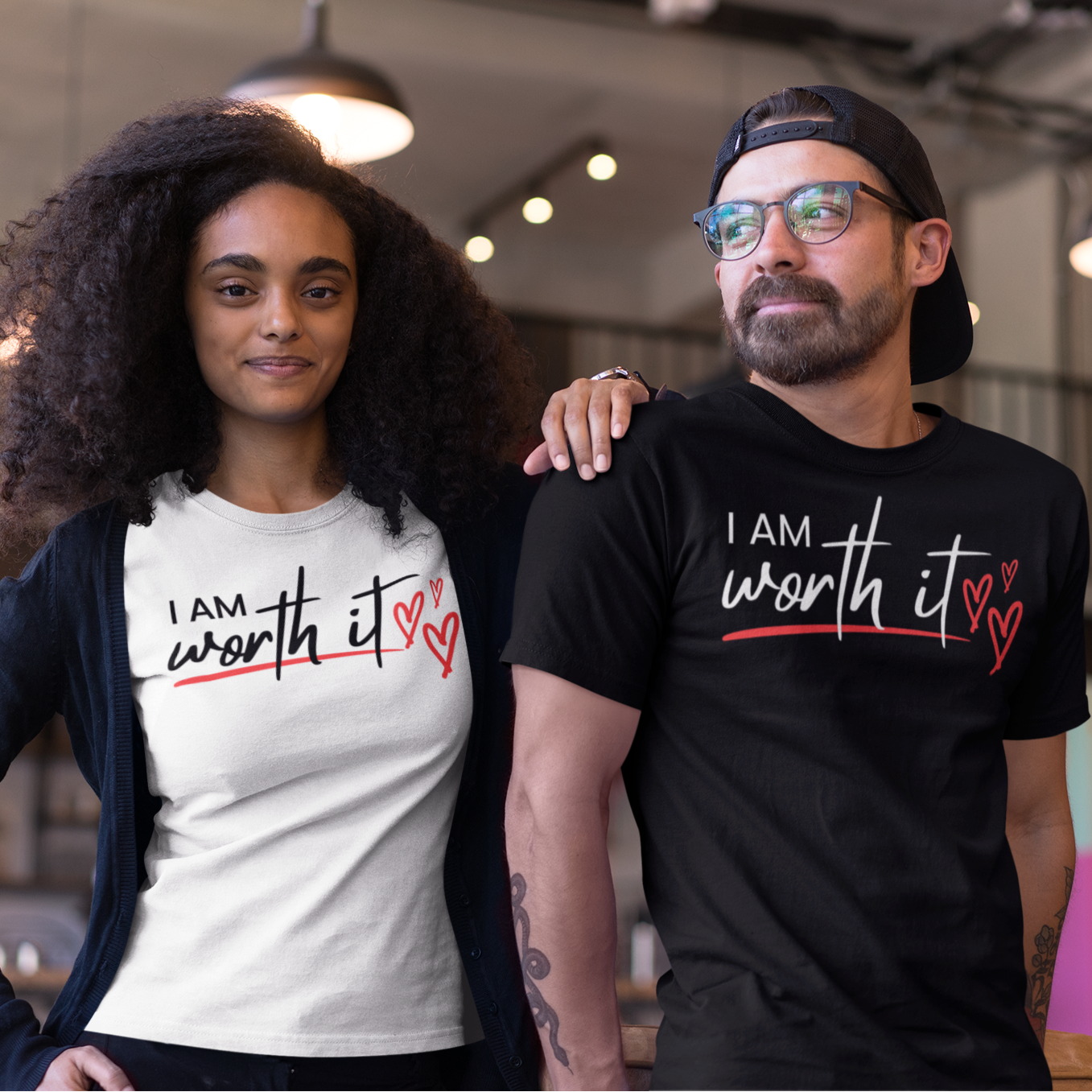 Self Worth Inspirational Unisex T-Shirt, Confidence Boosting Tee, Motivational Quote Shirt, Positive Affirmation Top, Self Love Graphic Tee - Quirkside Creations
