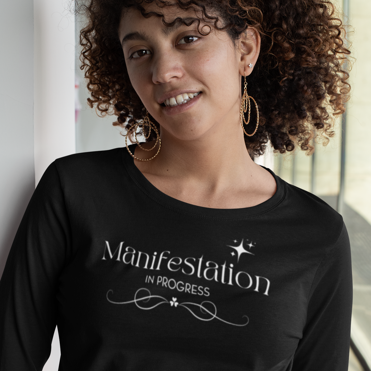 Positive Thinking Unisex Tee, Magic Inspiration Long Sleeve Shirt, Motivational Graphic Tee, Mindfulness Graphic Tee, Inspirational Clothing - Quirkside Creations