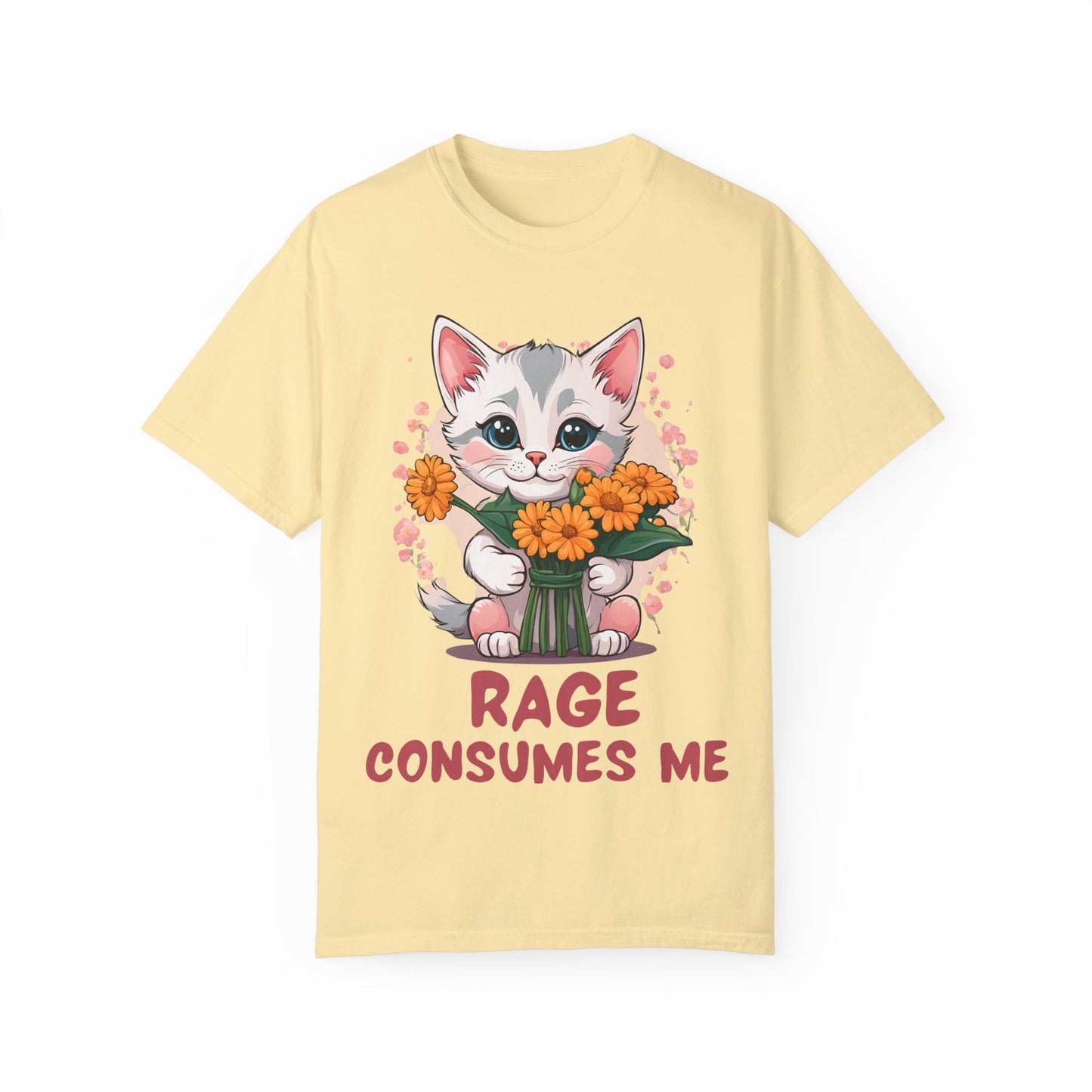 Funny Kitten T-Shirt, Cat Lover Tee, Cute Feline Graphic Shirt, Humorous Pet Owner Top, Animal Rage Quote Apparel - Quirkside Creations