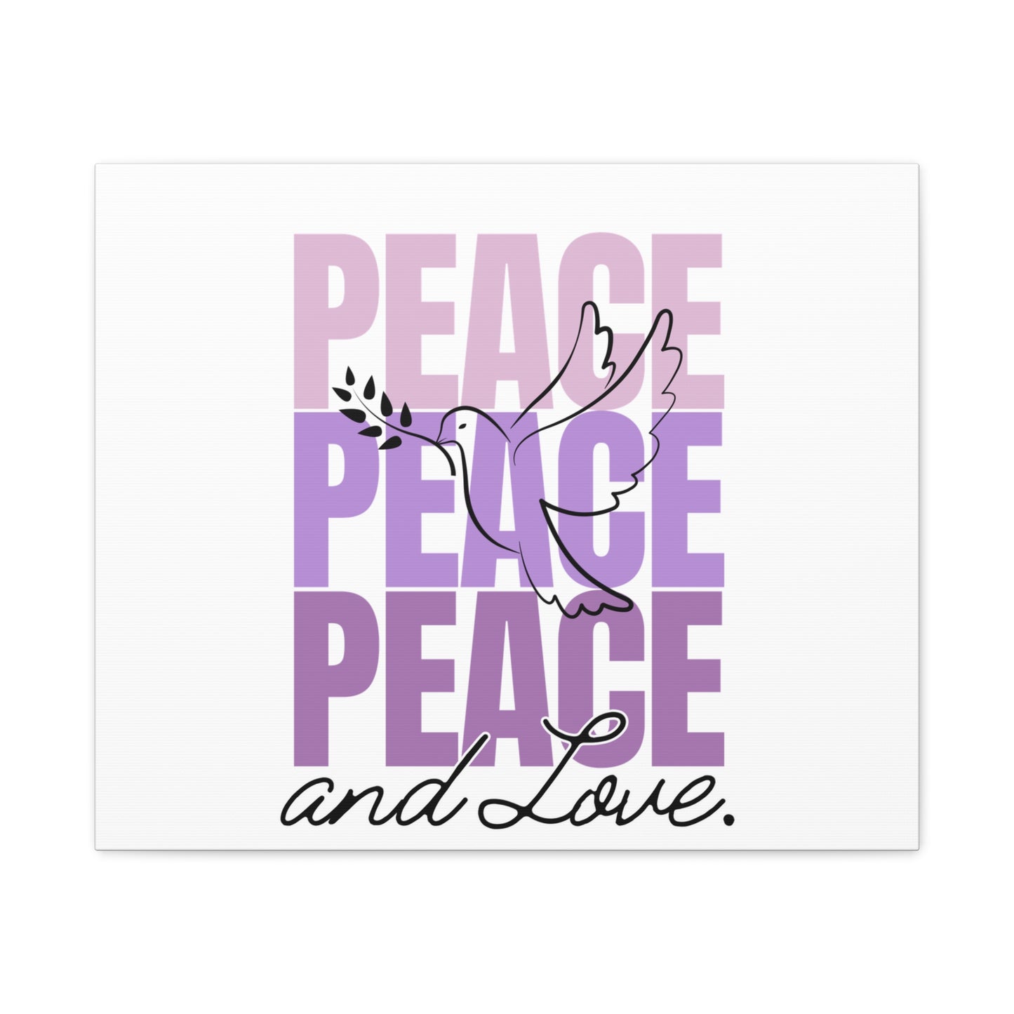 Peaceful Dove Canvas Wall Art, Inspirational Home Decor, Gift for Peace Lovers, Serenity Decor, Modern Art, Gift for Holidays