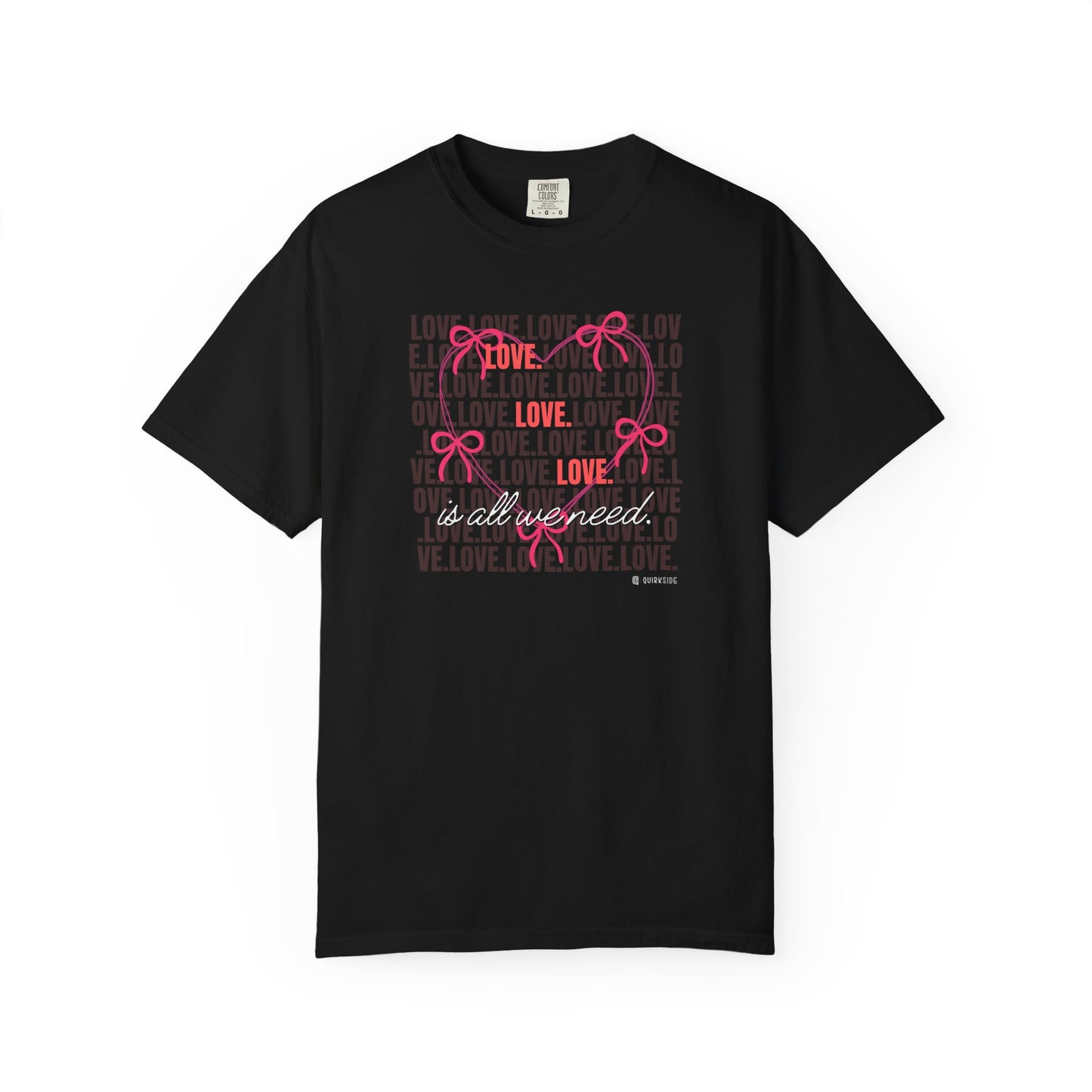 Peaceful Vibes Unisex T-shirt, Kindness Love Tee, Inspirational Shirt, Positivity Apparel, Comfortable Garment-Dyed Top