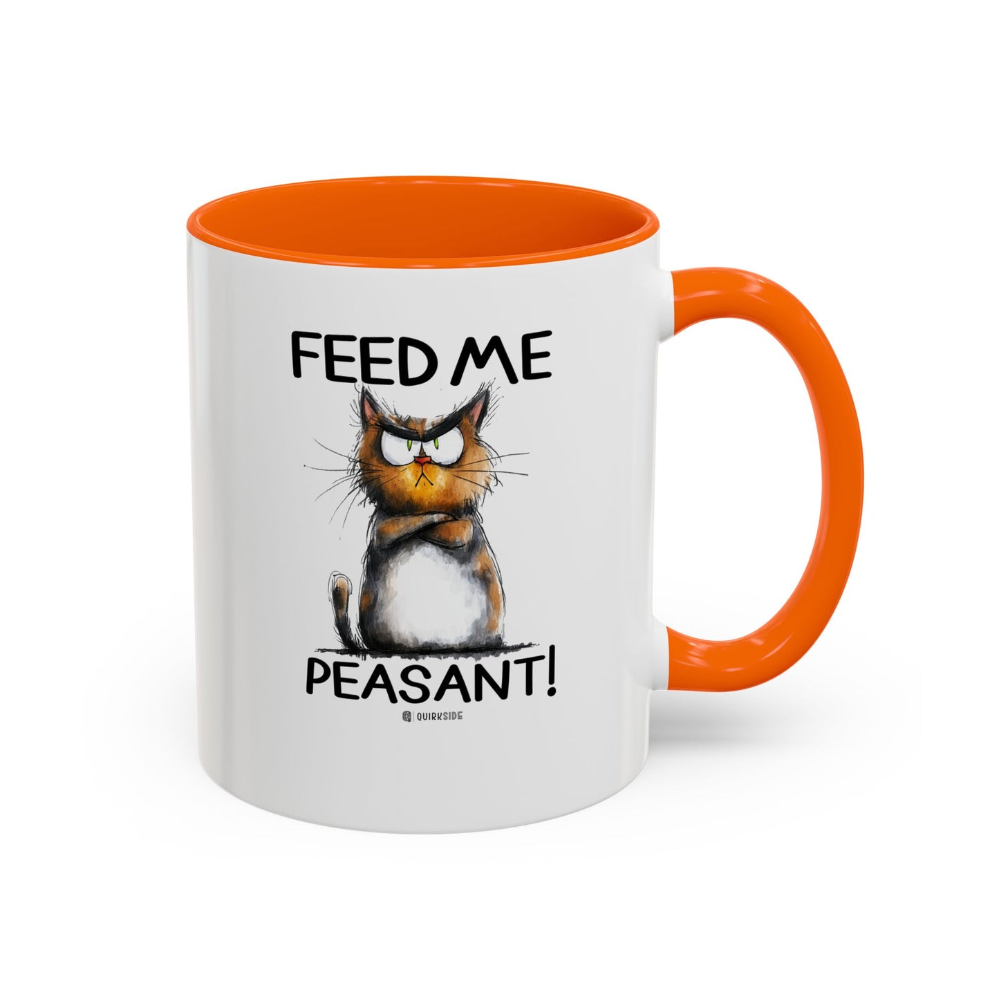 Sassy Cat Accent Coffee Mug | Funny Gift for Cat Lovers | Cute Home Coffee Mug | Unique Cat Mom Present | 11oz & 15oz Available