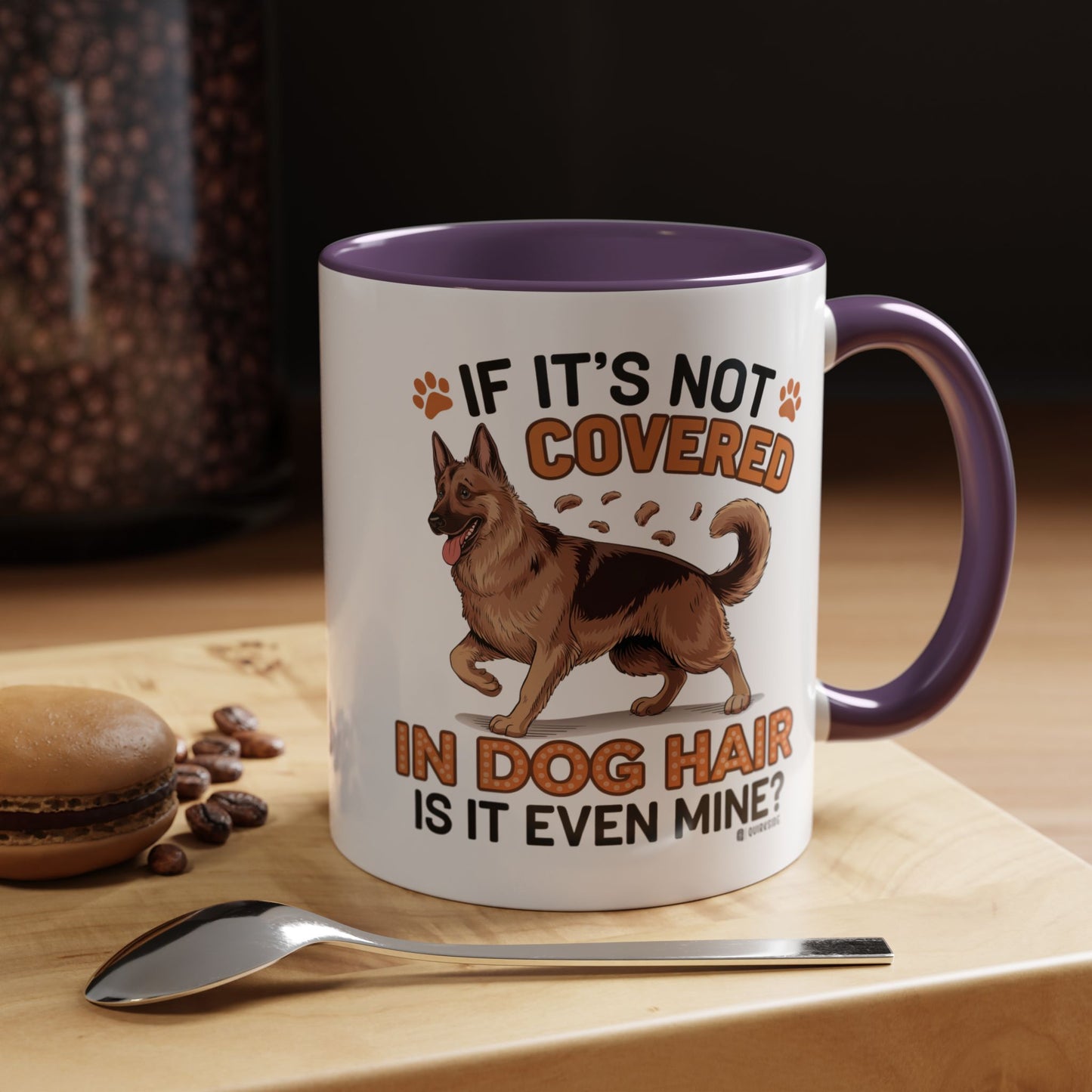 Dog Hair Lover's Coffee Mug | Funny Pet Mug | Gifts for Dog Owners | Cute Pet Lover Gift | Animal Lover Coffee Cup | Dog Mom Mug