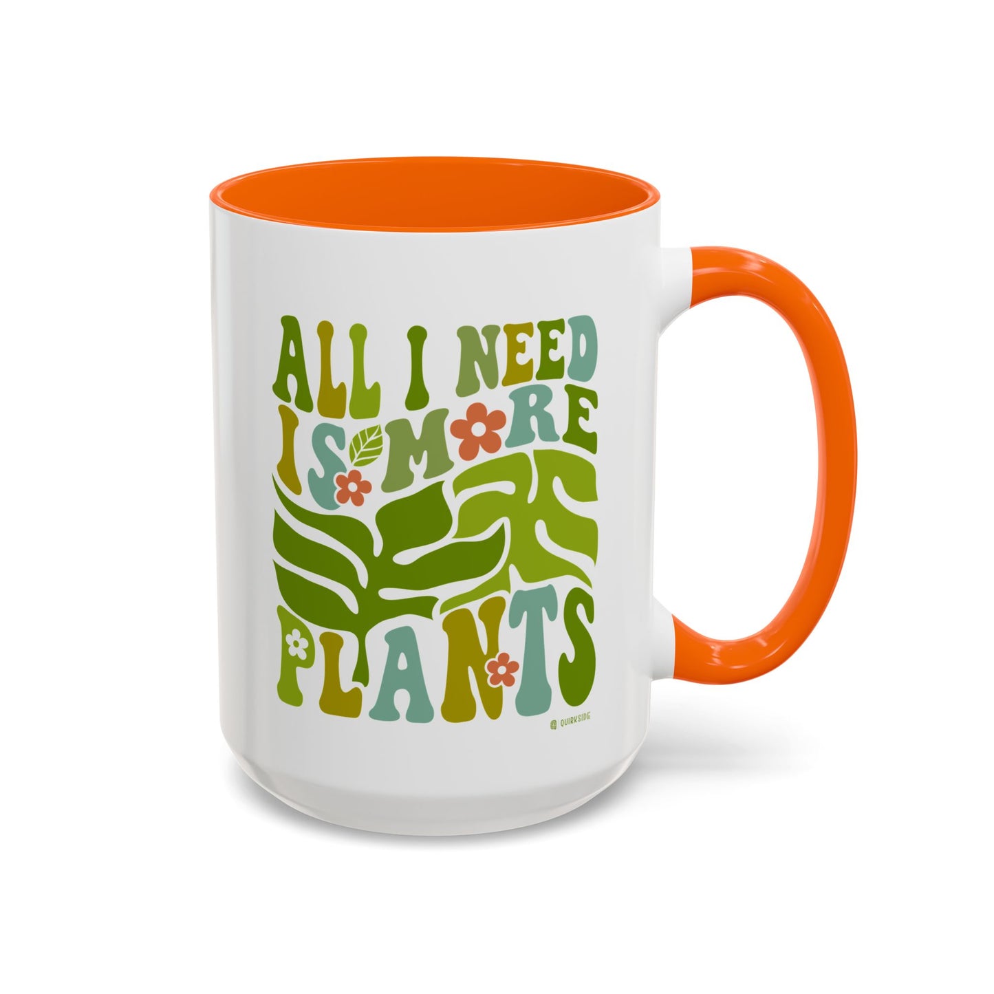 Botanical Coffee Mug - All I Need is More Plants, Plant Lover Gift, Home Decor, Gardening Mug, Eco-Friendly Coffee Cup