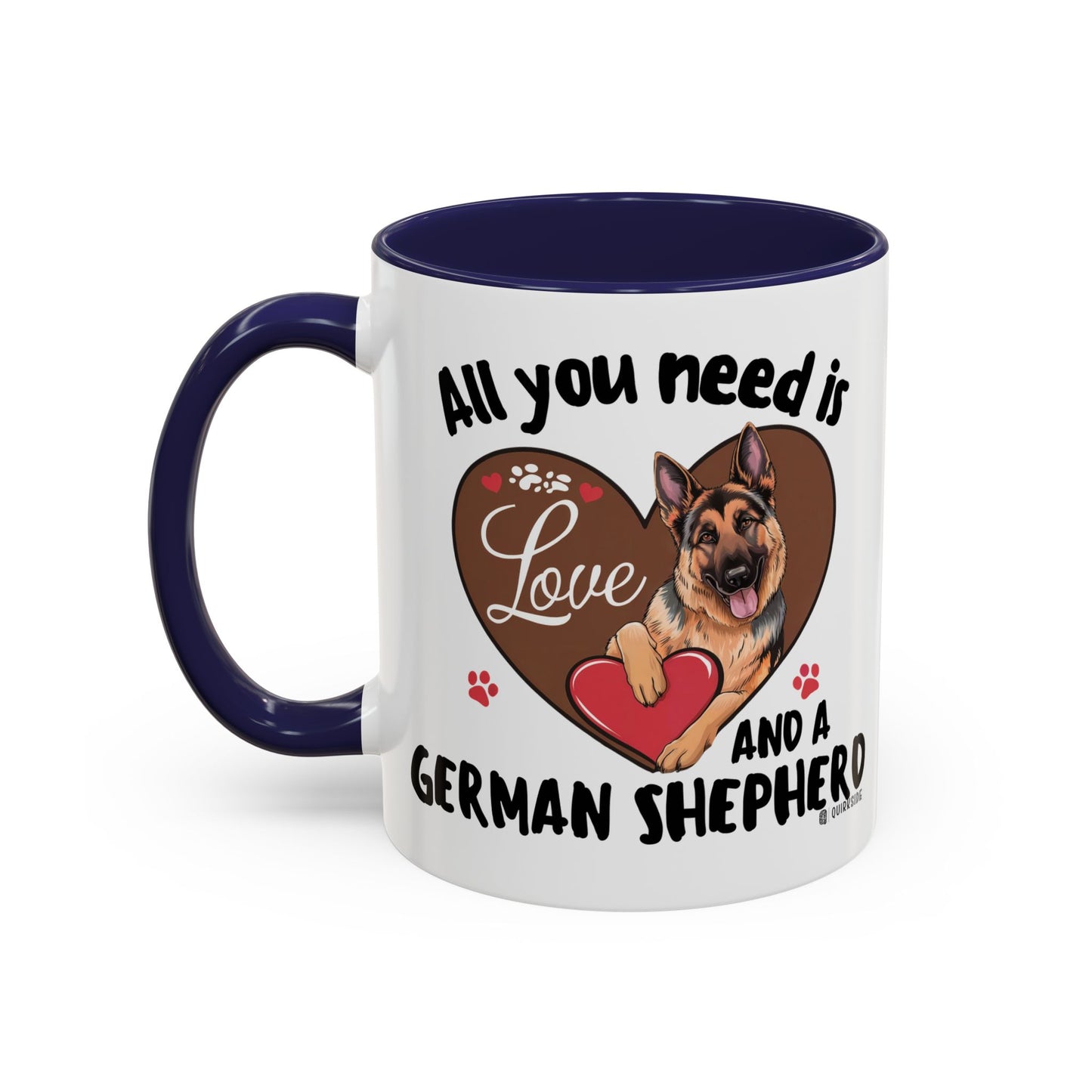 German Shepherd Love Mug | Dog Owner Gift | Coffee Cup | Animal Lover Gift | Pet Lover's Mug | Cute Pet Coffee Mug