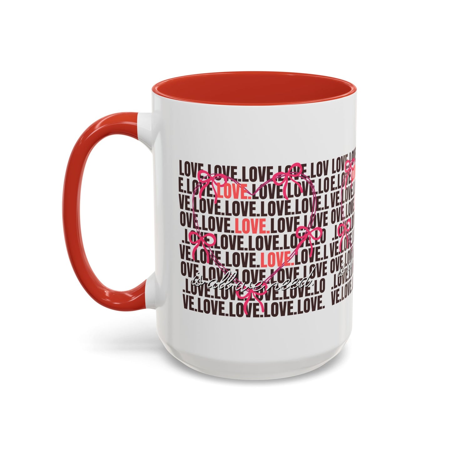 Romantic Love Coffee Mug - Perfect Gift for Anniversary, Valentine's Day, Wedding, Love-Themed Decor, Ceramic Drinkware