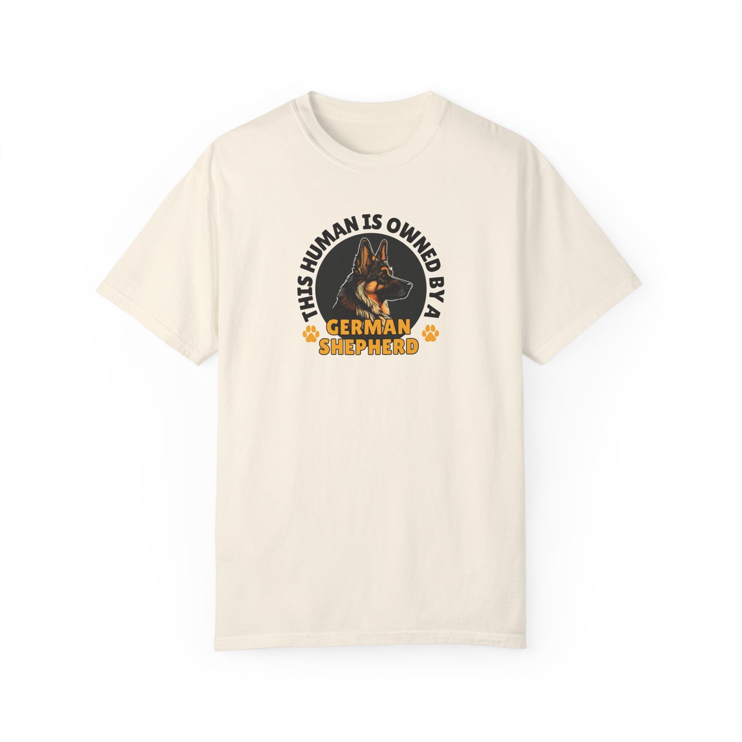 German Shepherd Dog Lover Unisex Garment-Dyed T-shirt, Parent Gift, Funny Dog Tee, Dog Mom Shirt, Gift for Dog Lovers