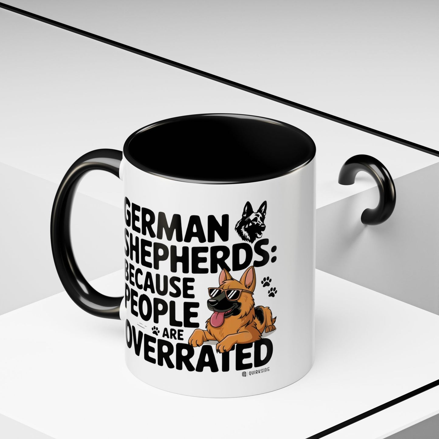 German Shepherds Coffee Mug - Funny Dog Lover Gift, Pet Parent Humor, Animal Lover Decor, Unique Holiday Present, Dog Breed Lovers