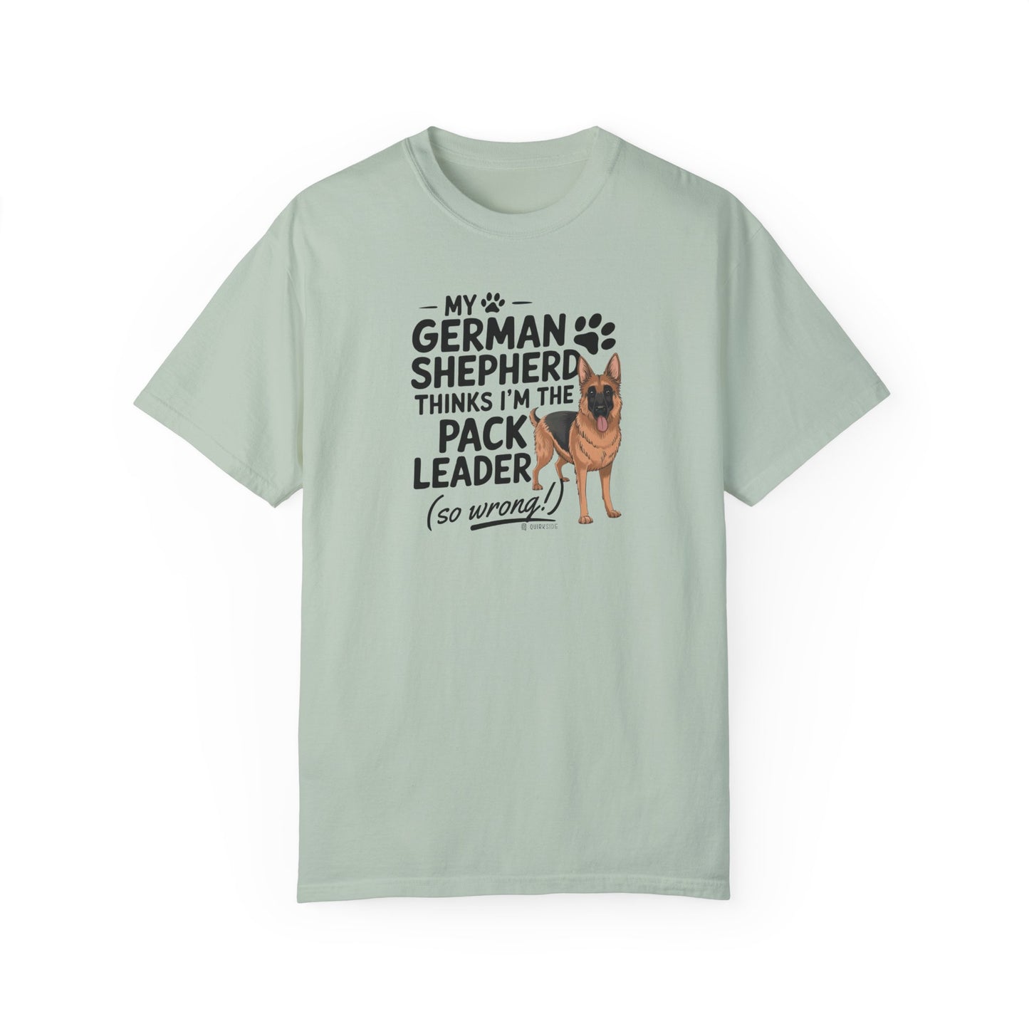 German Shepherd Dog Lover Unisex Garment-Dyed T-shirt, Parent Gift, Funny Dog Tee, Dog Mom Shirt, Gift for Dog Lovers