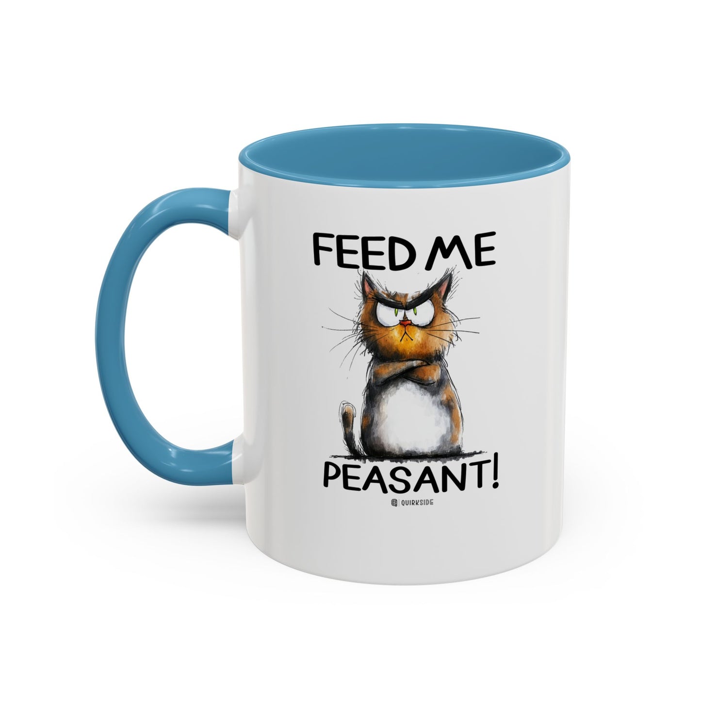 Sassy Cat Accent Coffee Mug | Funny Gift for Cat Lovers | Cute Home Coffee Mug | Unique Cat Mom Present | 11oz & 15oz Available
