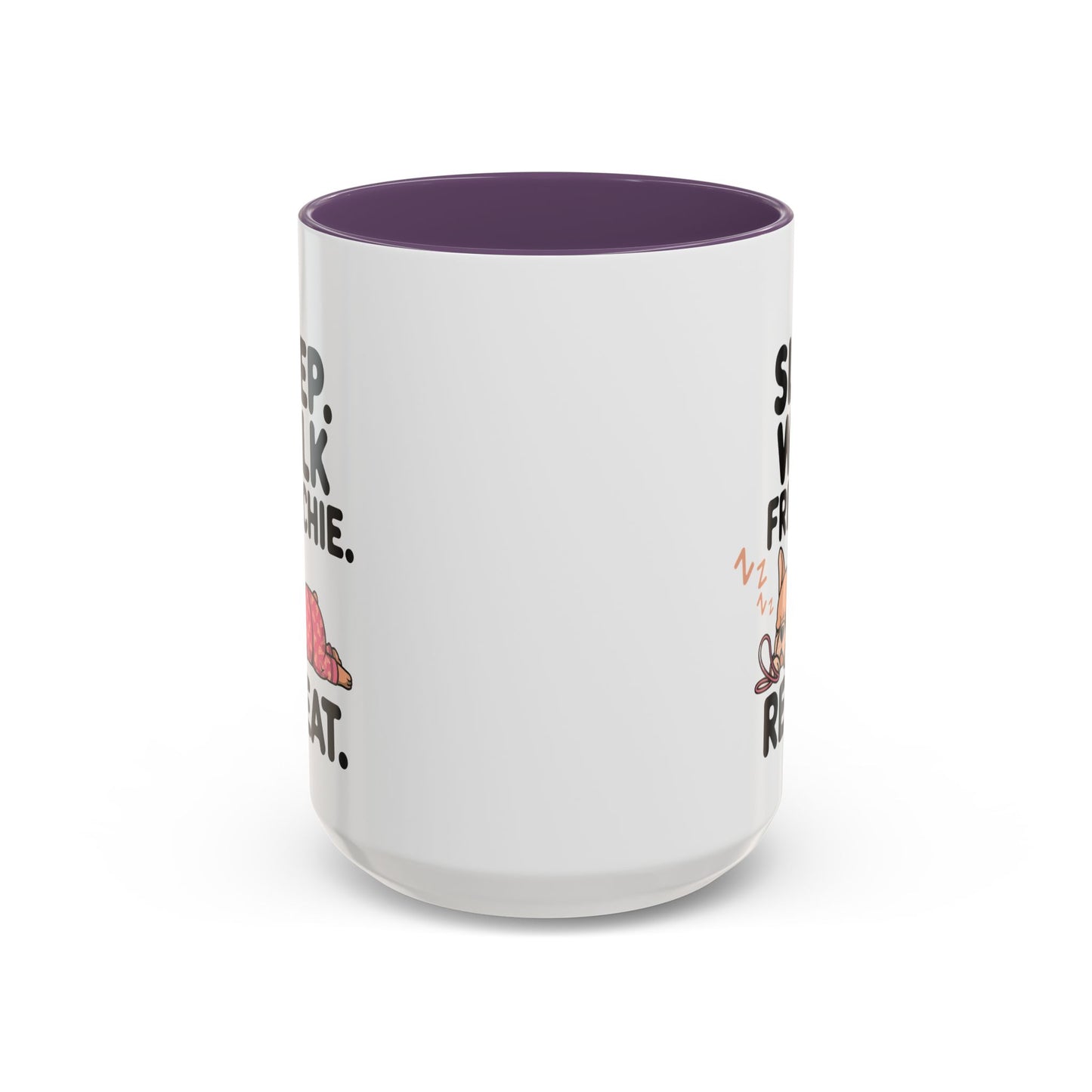French Bulldog Coffee Mug with Cute Sleepy Design, Dog Lover Gift, Humorous Mug, Pet Owner Essentials, Frenchie Appreciation