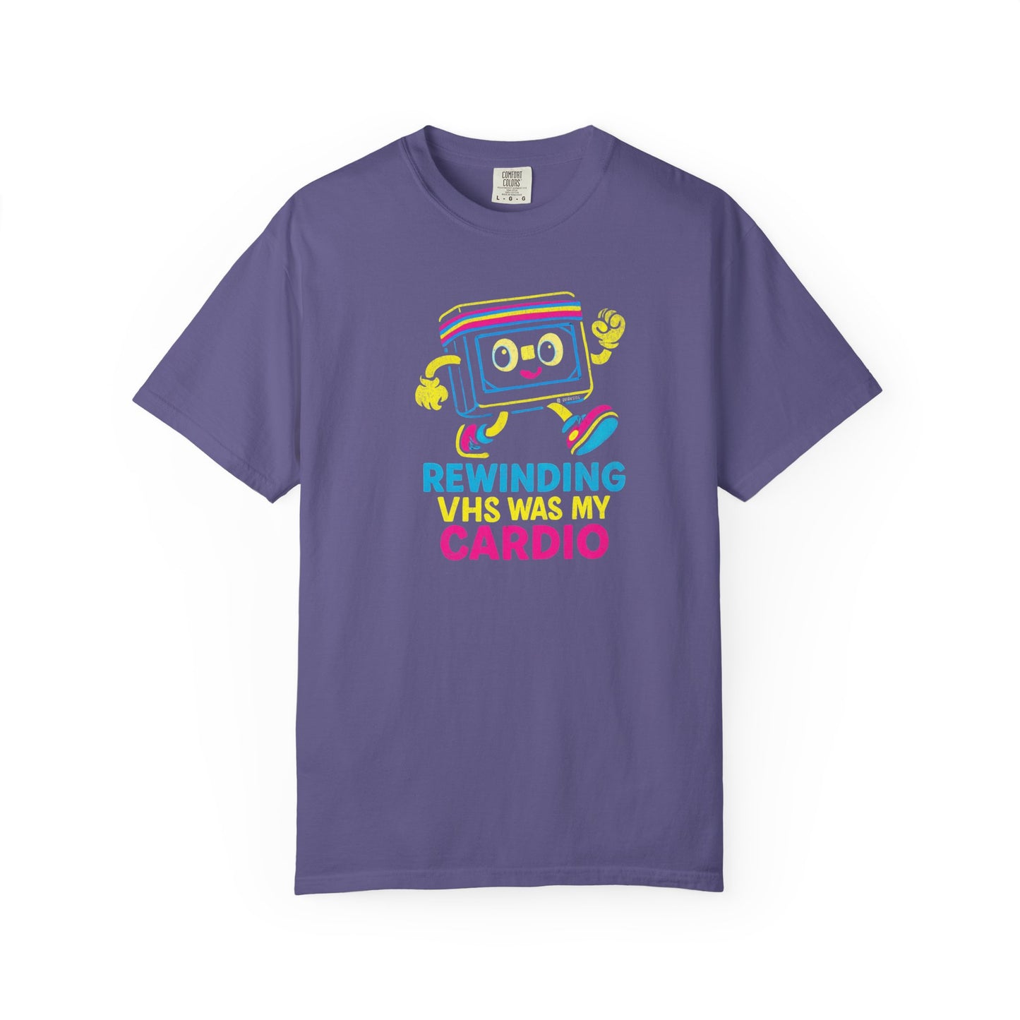 Retro VHS Cardio Unisex T-Shirt, Vintage Fitness Tee, Funny Gift, 80s Nostalgia Apparel, Movie Buff Shirt