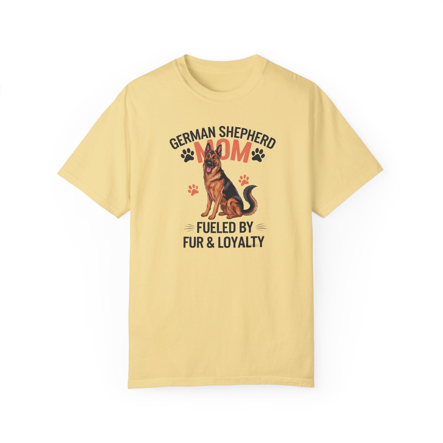German Shepherd Dog Lover Unisex Garment-Dyed T-shirt, Parent Gift, Funny Dog Tee, Dog Mom Shirt, Gift for Dog Lovers