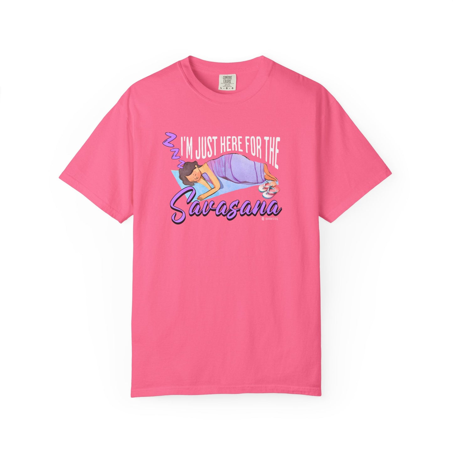 Yoga Lover Unisex Garment-Dyed T-shirt, Funny Quote Tee, Meditation Shirt, Relaxation Top, Namaste Apparel