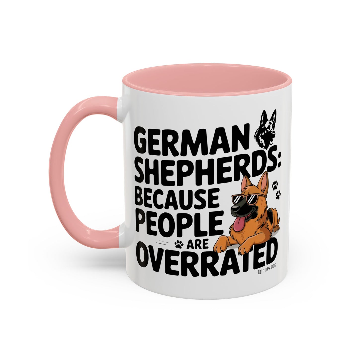 German Shepherds Coffee Mug - Funny Dog Lover Gift, Pet Parent Humor, Animal Lover Decor, Unique Holiday Present, Dog Breed Lovers