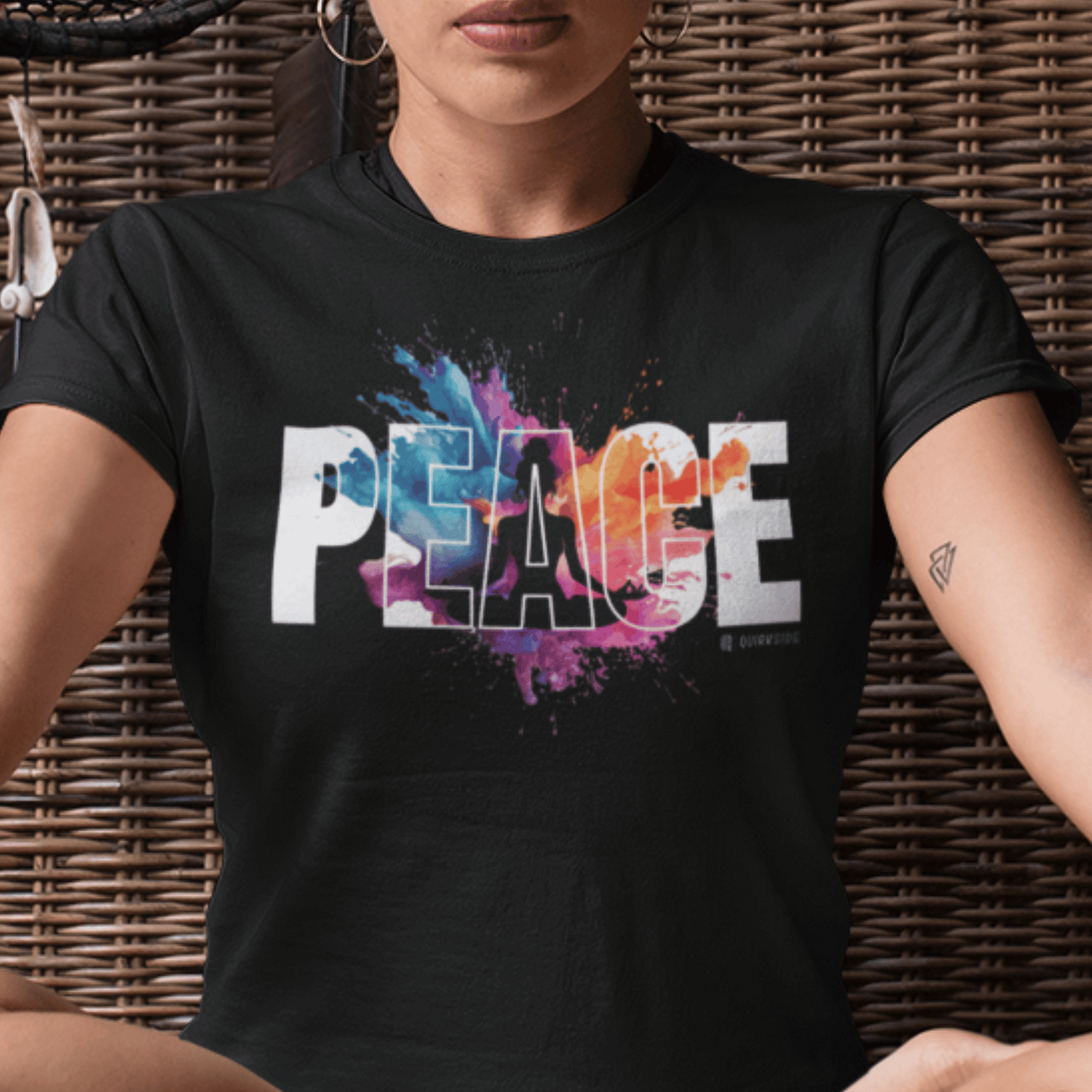 Peace Yoga Unisex T-shirt, Meditation Tee, Yoga Lover Gift, Mindfulness Shirt, Namaste Apparel
