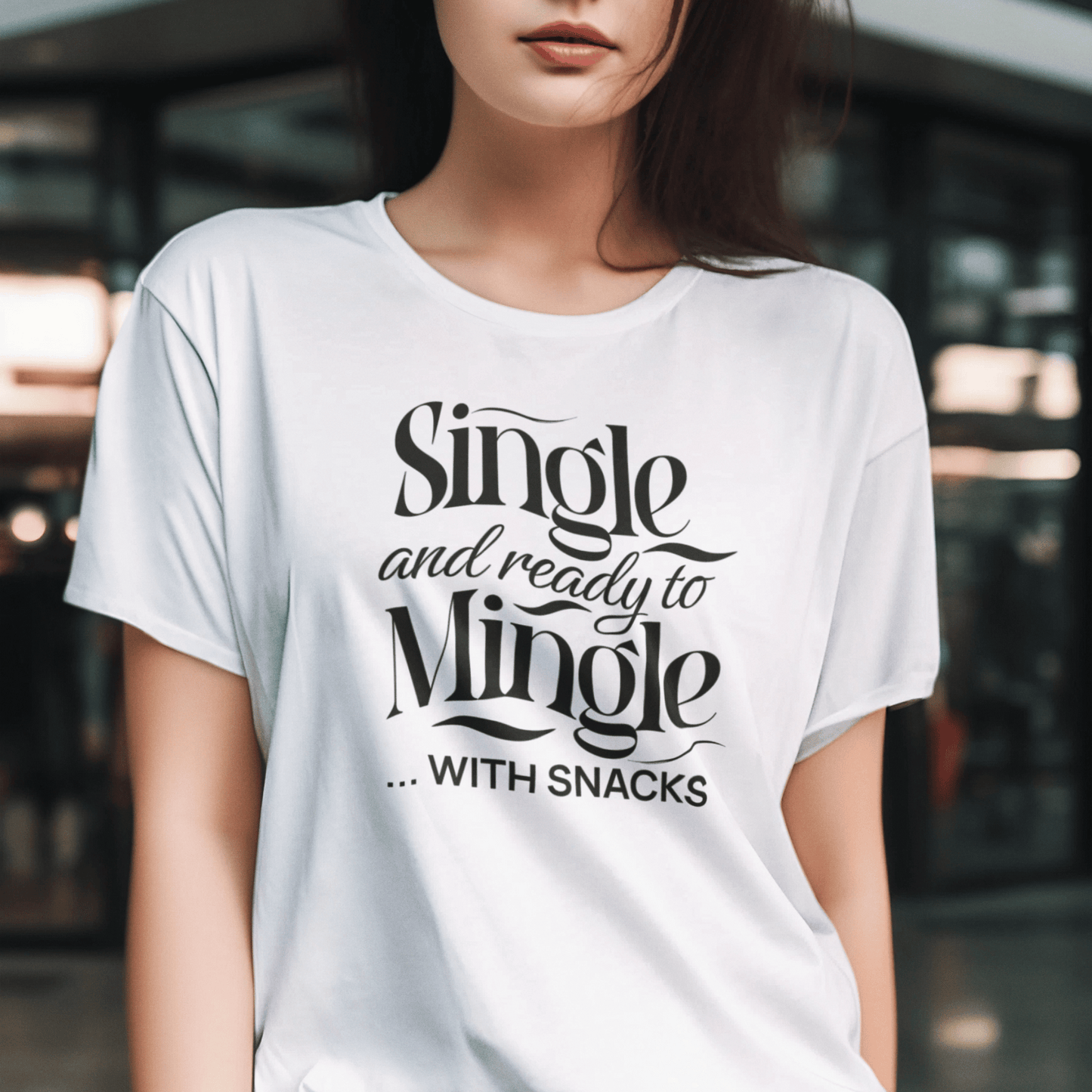 Funny Snack Lover Unisex Garment-Dyed T-shirt, Tee, Shirt, Foodie Gift, Humorous Relationship Graphic Top