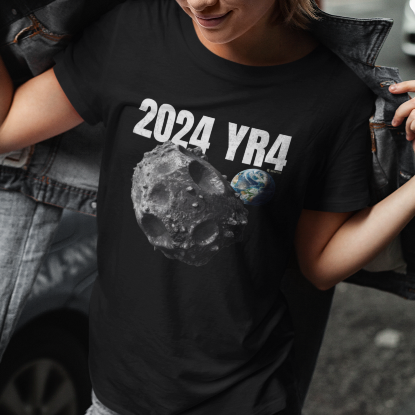 Asteroid Apocalypse Unisex T-shirt, Funny Space Shirt, Quirky Astronomical Tee, Armageddon Top, Unique Astronomy Clothing