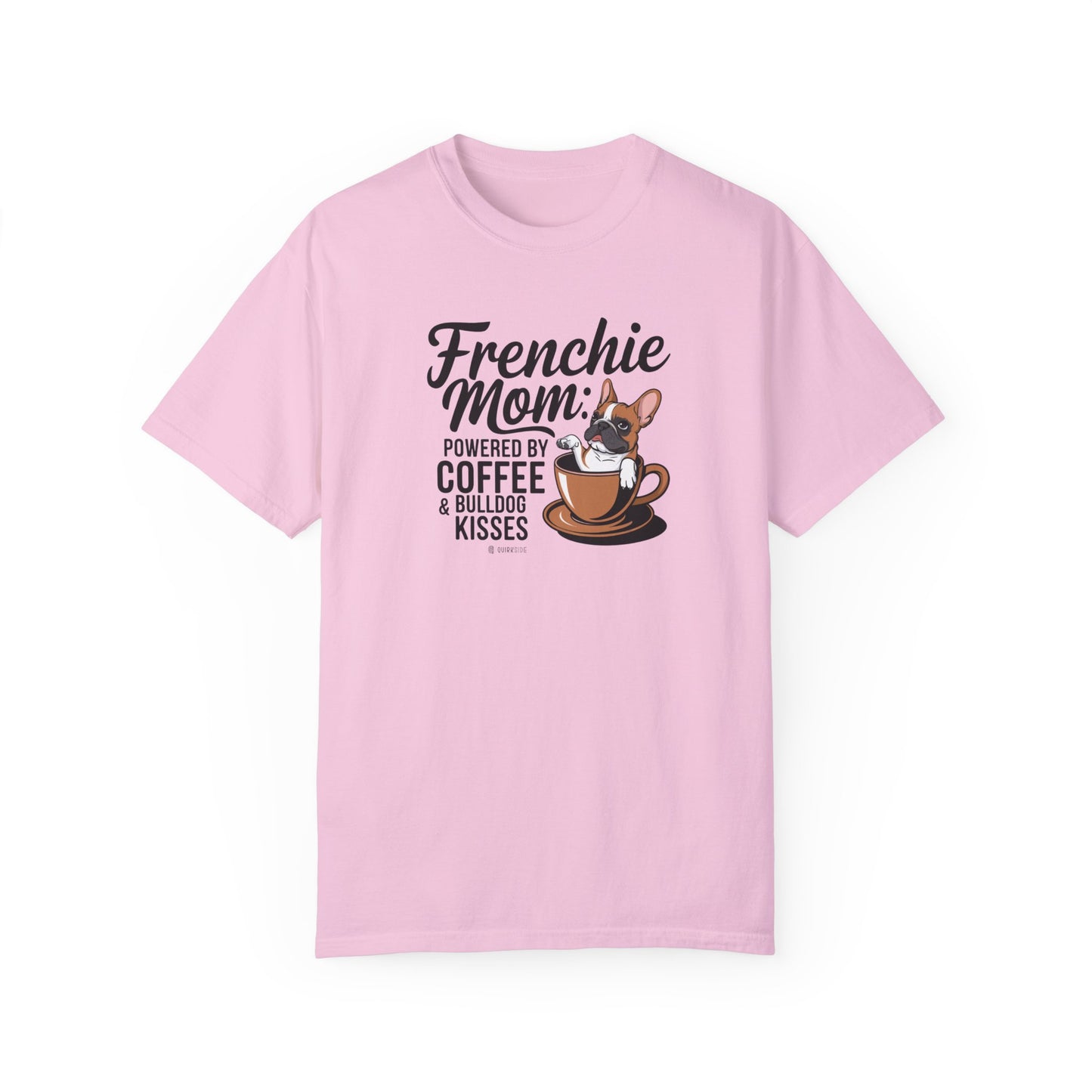 French Bulldog Lover Unisex Garment-Dyed T-shirt, Dog Parent Tee, Cute Bulldog Shirt, Pet Lover Top, Animal Graphic Tee