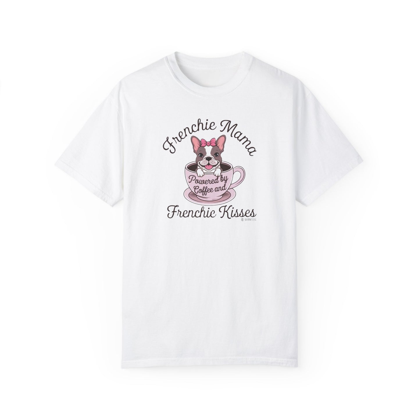 French Bulldog Lover Unisex Garment-Dyed T-shirt, Dog Parent Tee, Cute Bulldog Shirt, Pet Lover Top, Animal Graphic Tee