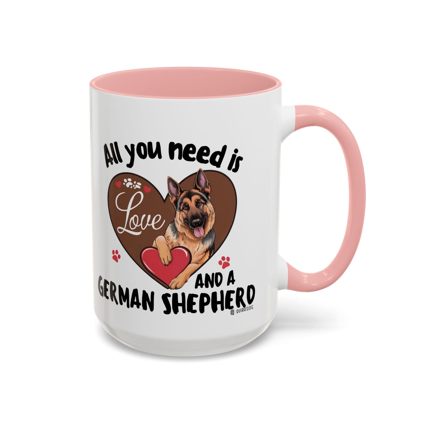 German Shepherd Love Mug | Dog Owner Gift | Coffee Cup | Animal Lover Gift | Pet Lover's Mug | Cute Pet Coffee Mug
