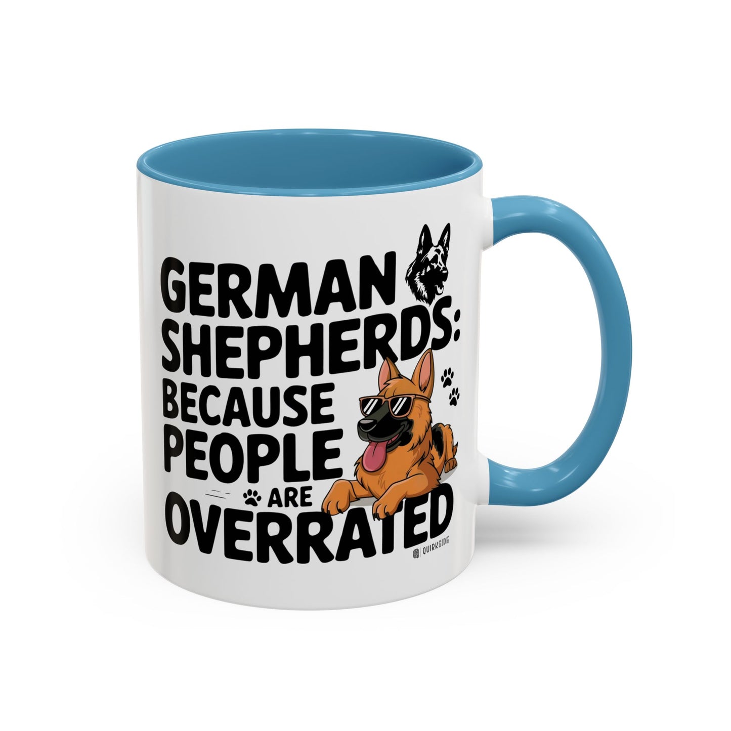 German Shepherds Coffee Mug - Funny Dog Lover Gift, Pet Parent Humor, Animal Lover Decor, Unique Holiday Present, Dog Breed Lovers