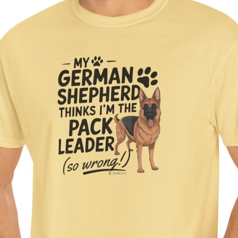 German Shepherd Dog Lover Unisex Garment-Dyed T-shirt, Parent Gift, Funny Dog Tee, Dog Mom Shirt, Gift for Dog Lovers