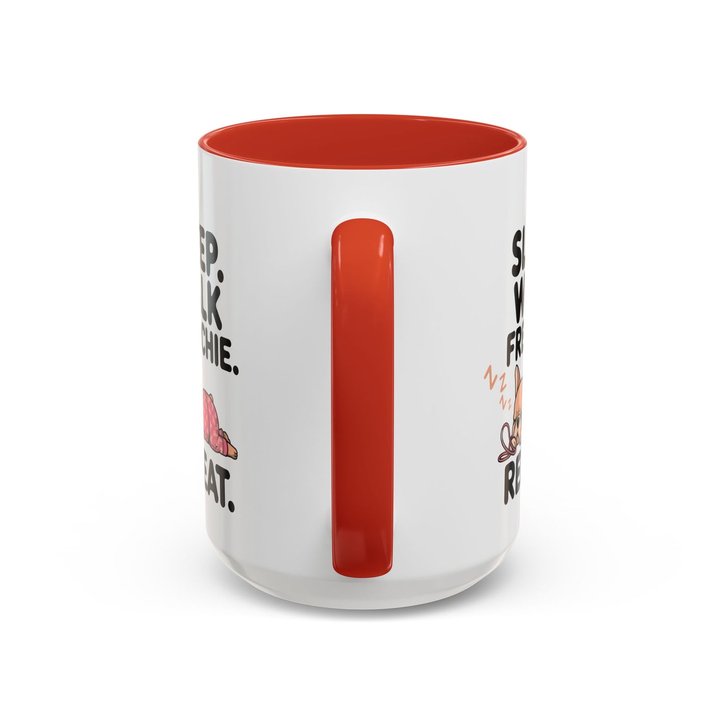 French Bulldog Coffee Mug with Cute Sleepy Design, Dog Lover Gift, Humorous Mug, Pet Owner Essentials, Frenchie Appreciation