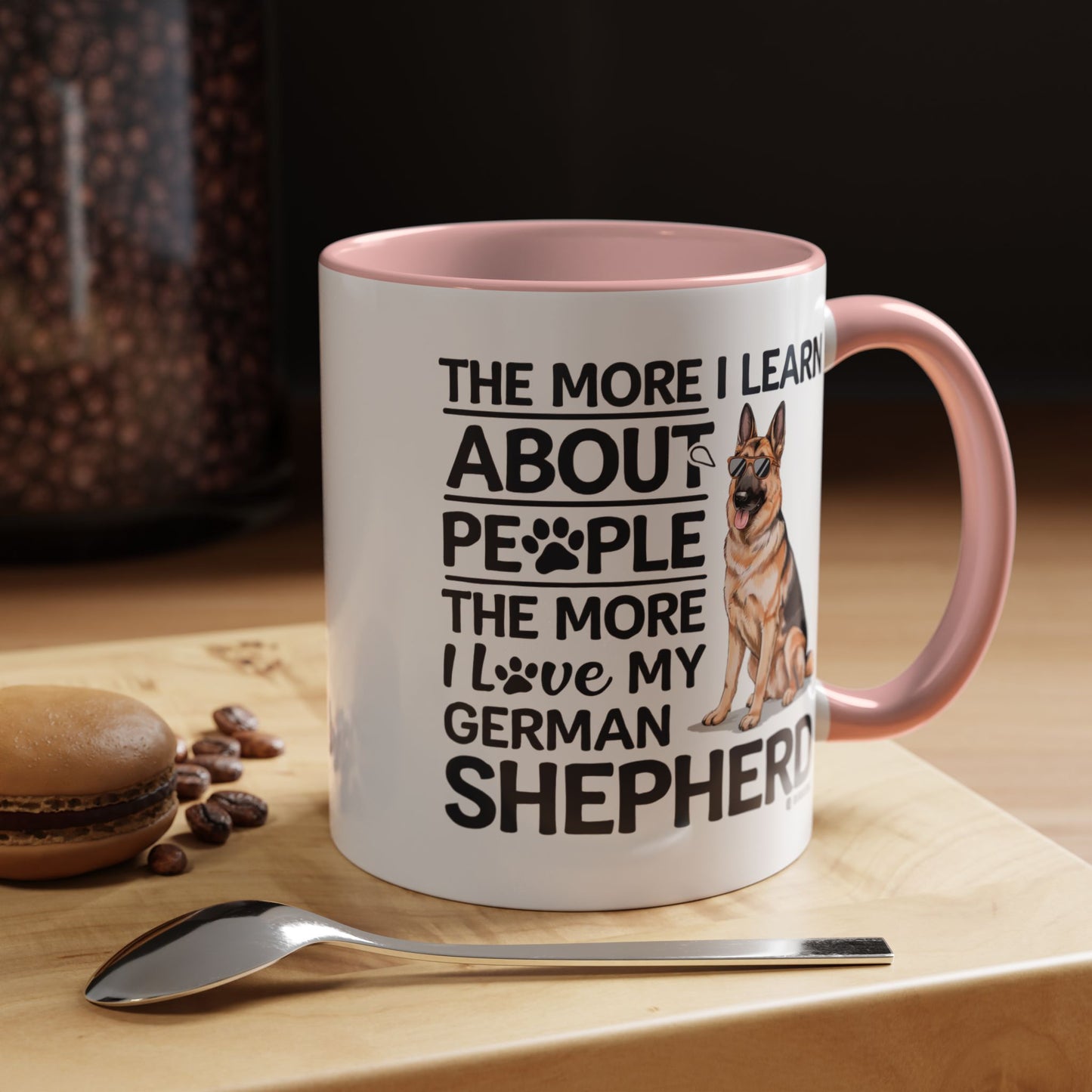 German Shepherd Love Coffee Mug, Dog Lover Gift, Pet Owner Mug, Birthday Gift, Animal Lover, Personalized Mug
