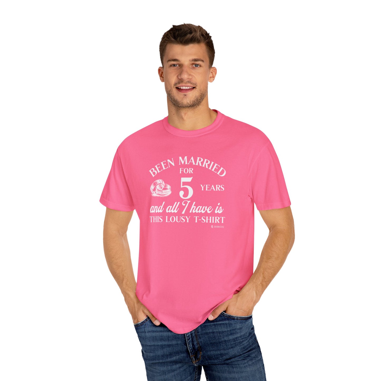 Hilarious Marriage Celebration T-shirt, Customizable Unisex Tee for Anniversary, Funny Gift, Humor Shirt, Wicked Sense of Humor Top