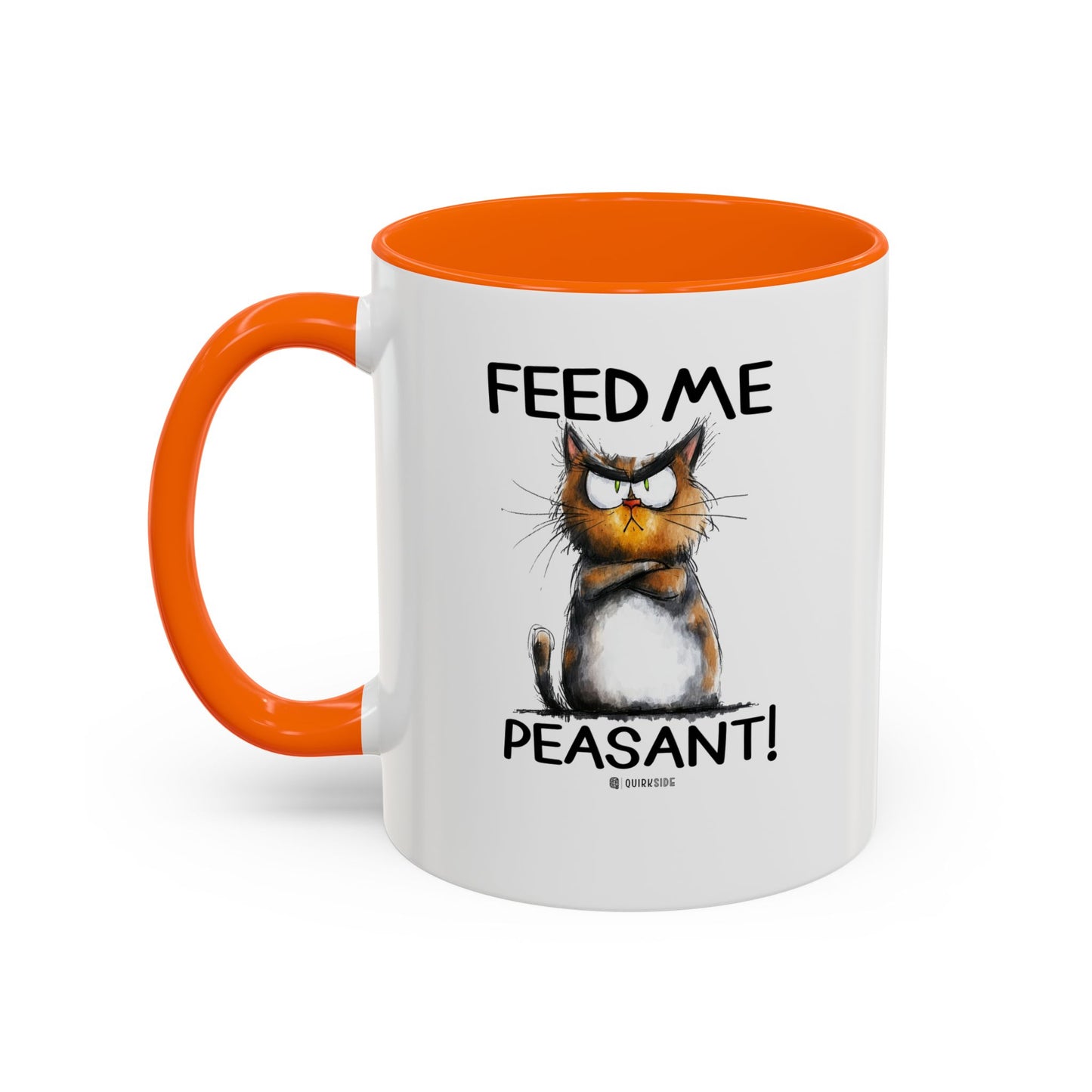 Sassy Cat Accent Coffee Mug | Funny Gift for Cat Lovers | Cute Home Coffee Mug | Unique Cat Mom Present | 11oz & 15oz Available