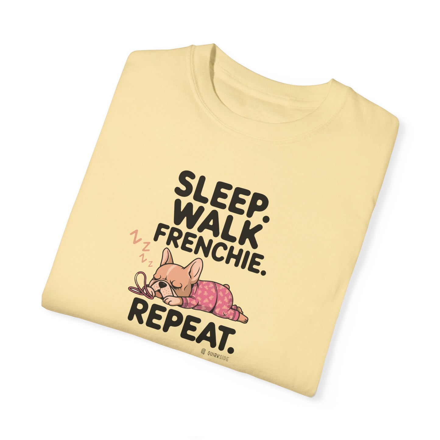 French Bulldog Lover Unisex Garment-Dyed T-shirt, Dog Parent Tee, Cute Bulldog Shirt, Pet Lover Top, Animal Graphic Tee