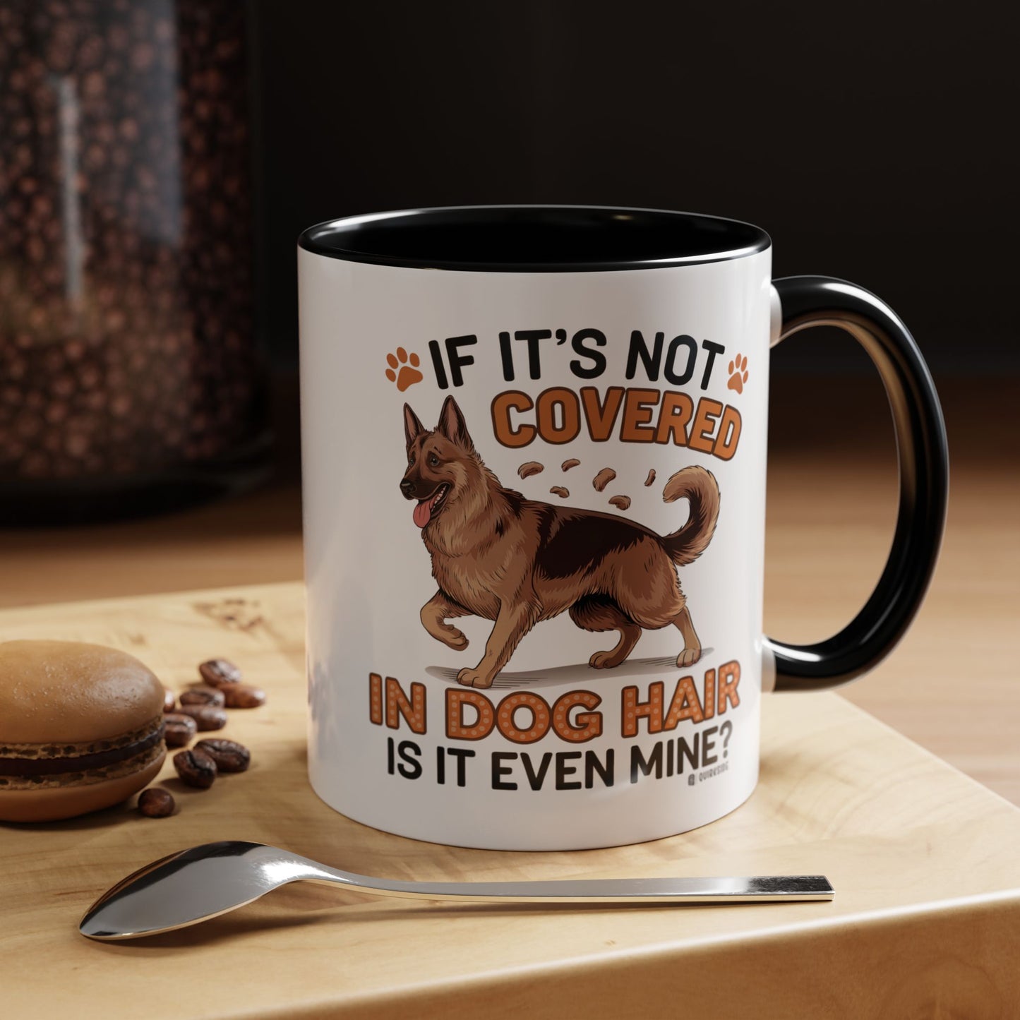Dog Hair Lover's Coffee Mug | Funny Pet Mug | Gifts for Dog Owners | Cute Pet Lover Gift | Animal Lover Coffee Cup | Dog Mom Mug