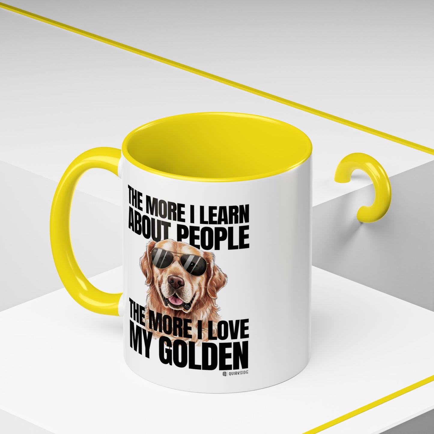 Golden Retriever Love Coffee Mug - Funny Dog Mug, Pet Owner Gift, Personalized Mug, Animal Lover Gift, Birthday Gift