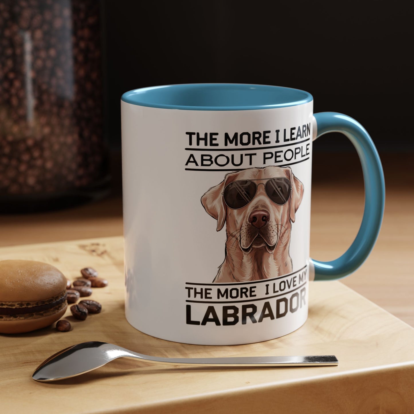 Labrador Coffee Mug - Cute Dog Lover Gift, Funny Pet Lover Cup, Labrador Owner Birthday, Dog Mom, Unique Animal Lover Present