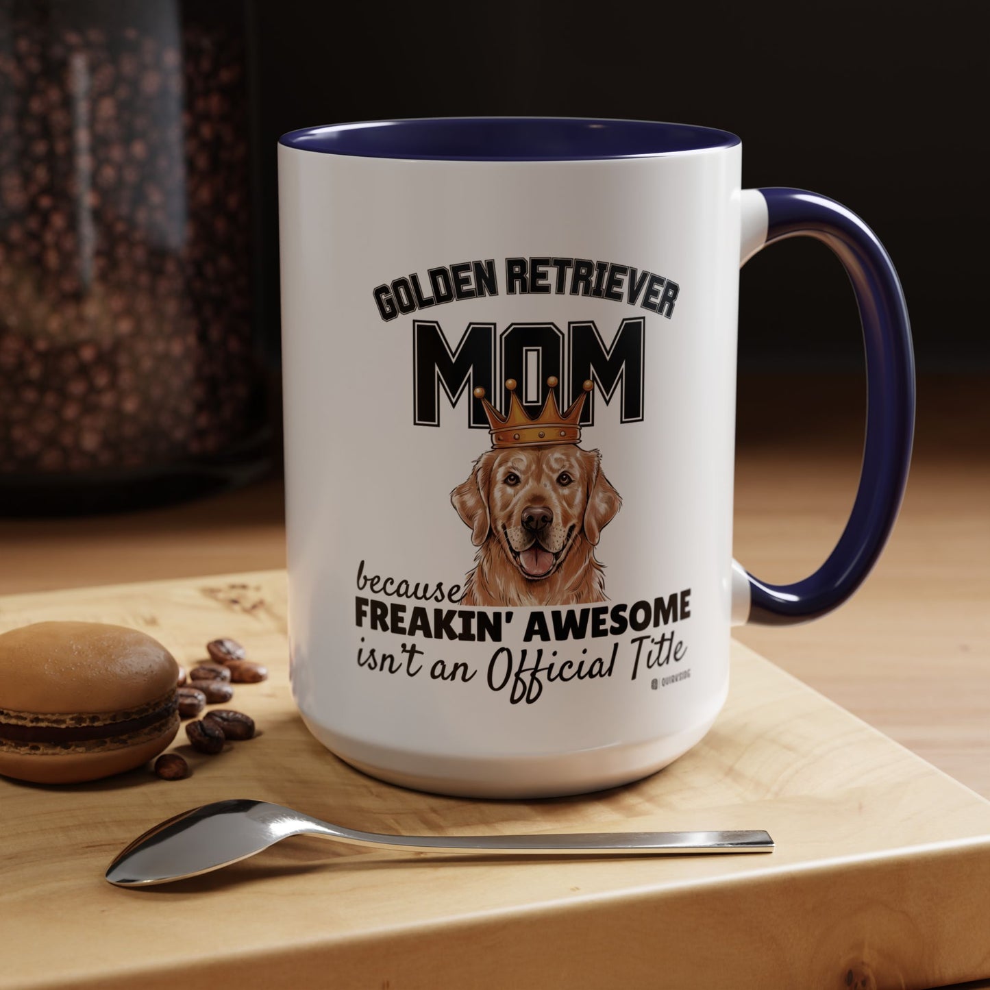 Golden Retriever Mom Coffee Mug - Perfect Gift for Dog Lovers, Pet Owners, Birthday, Mother's Day, Funny Dog Mom Mug