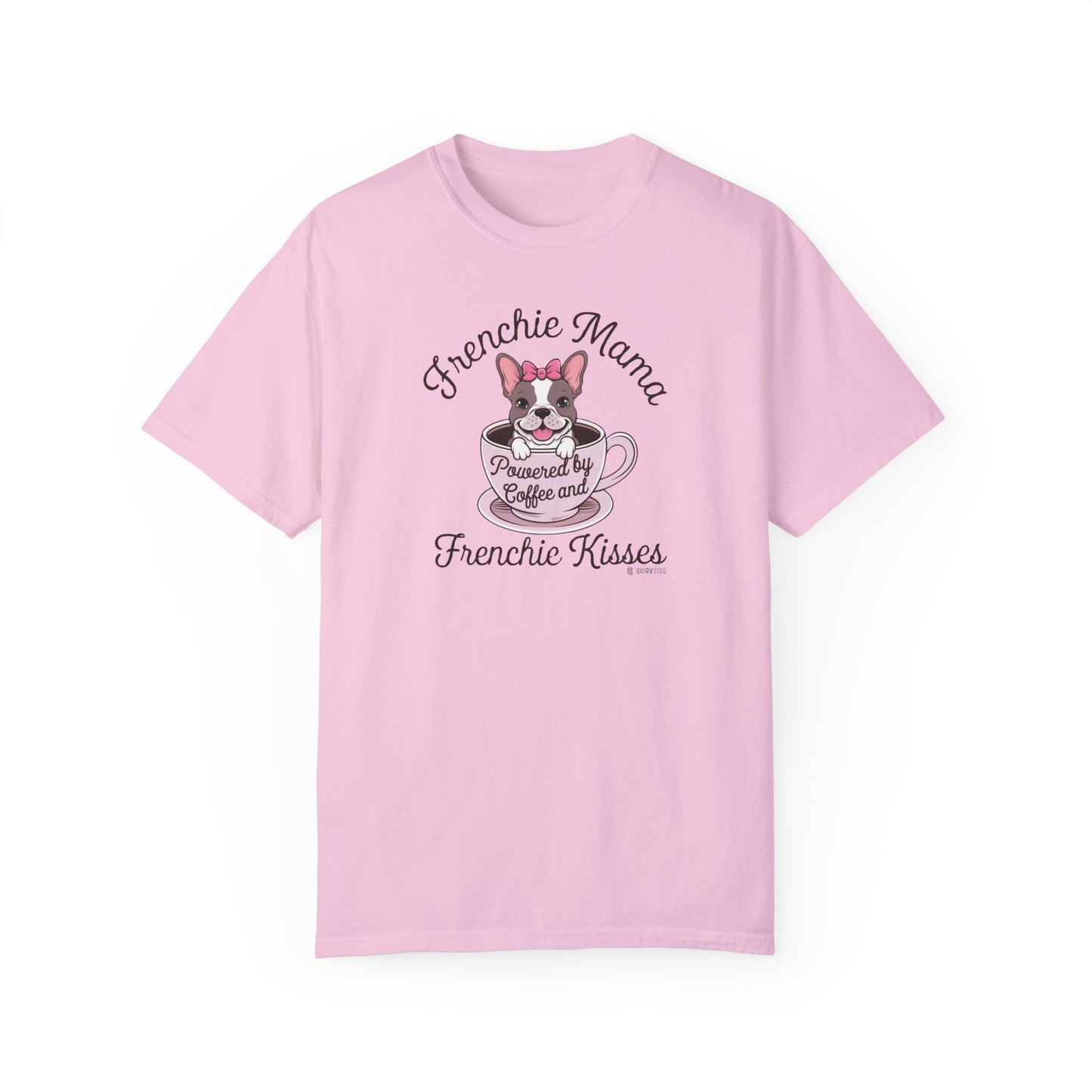 French Bulldog Lover Unisex Garment-Dyed T-shirt, Dog Parent Tee, Cute Bulldog Shirt, Pet Lover Top, Animal Graphic Tee