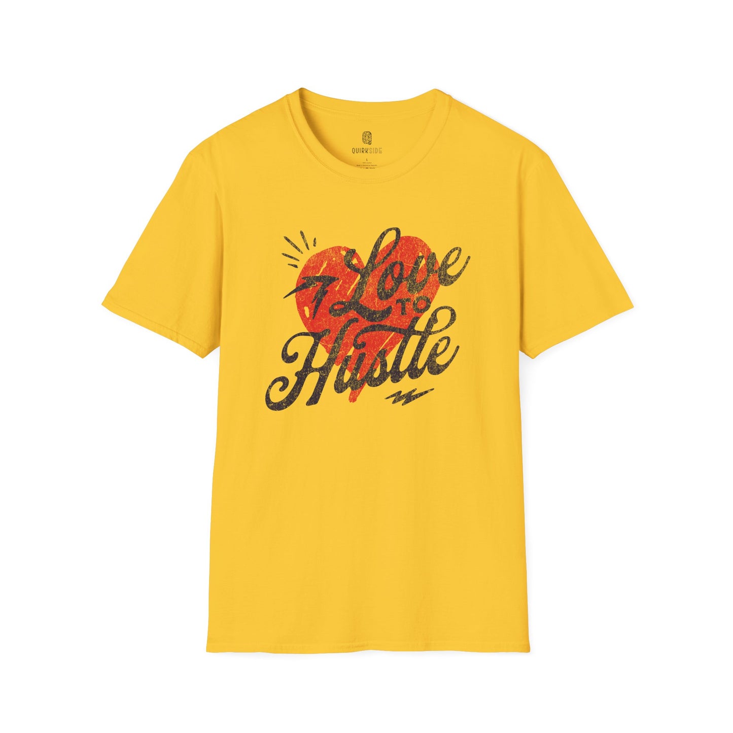 Hustle Vibes T-Shirt, Motivational Tee, Unisex Graphic Shirt, Hustler Apparel, Inspiration Top - Quirkside Creations