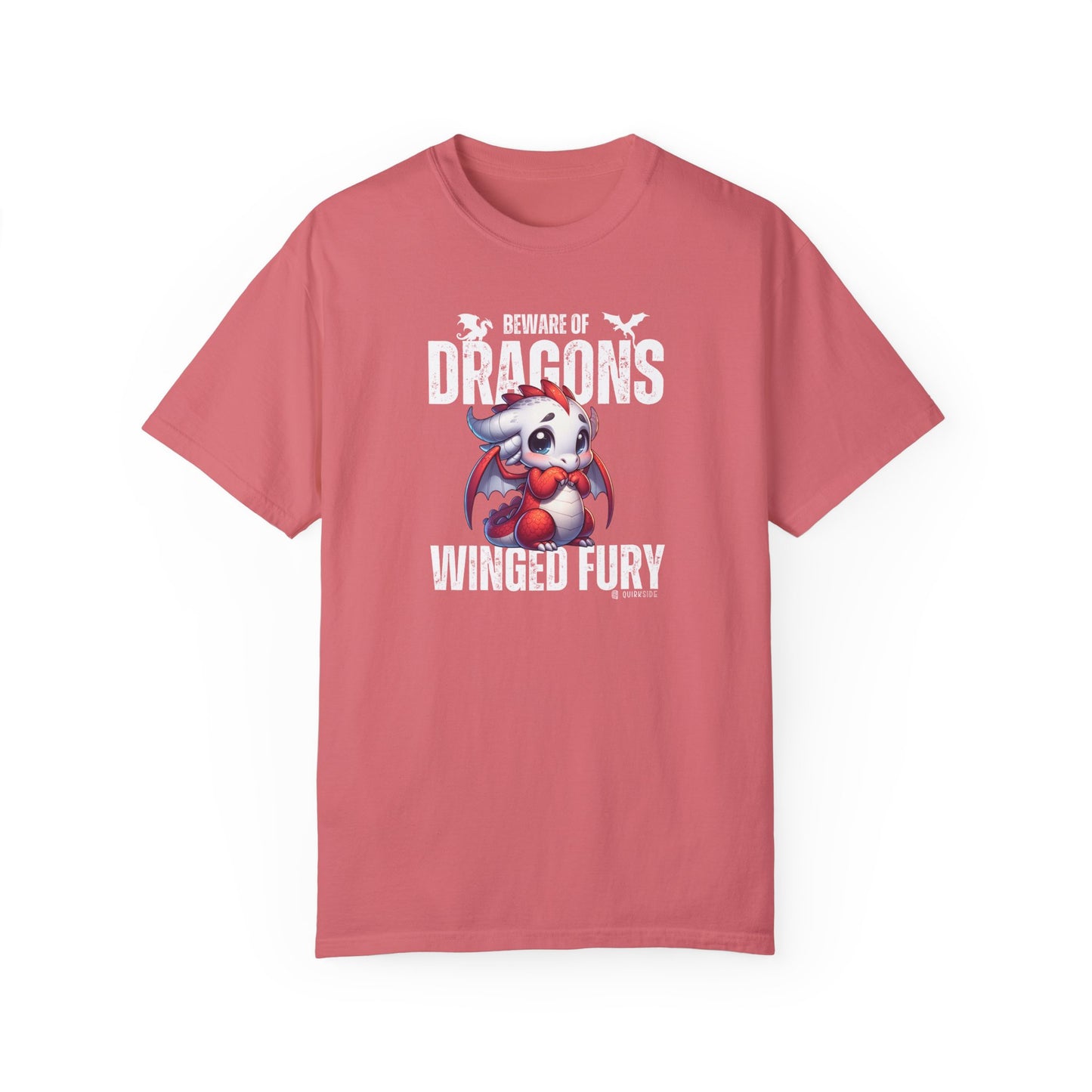Dragon Lover Unisex T-shirt, Dragon Tee Shirt, Fantasy Graphic Tee, Dragon Art Shirt, Dragon Apparel - Quirkside Creations