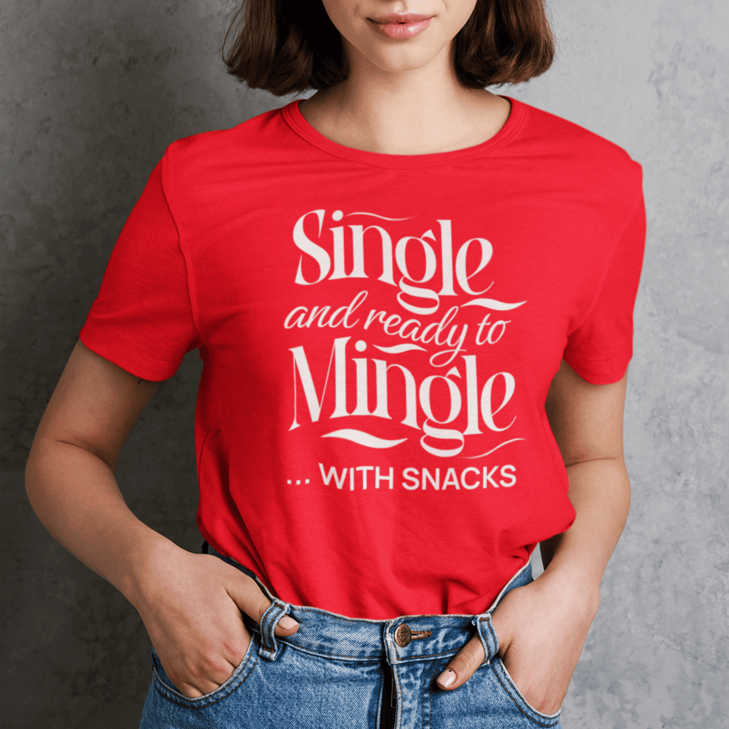 Funny Snack Lover Unisex Garment-Dyed T-shirt, Tee, Shirt, Foodie Gift, Humorous Relationship Graphic Top
