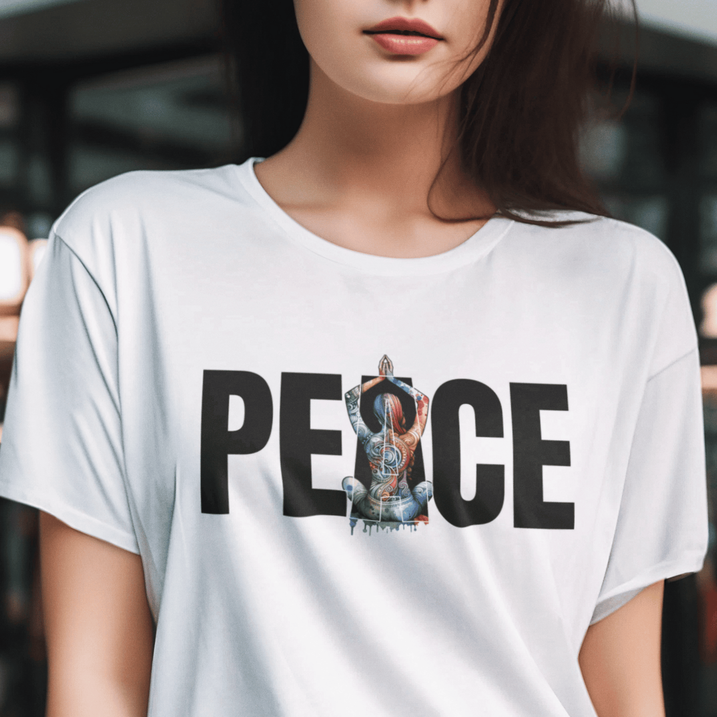 Peace Yoga Unisex T-shirt, Meditation Tee, Yoga Lover Gift, Mindfulness Shirt, Namaste Apparel