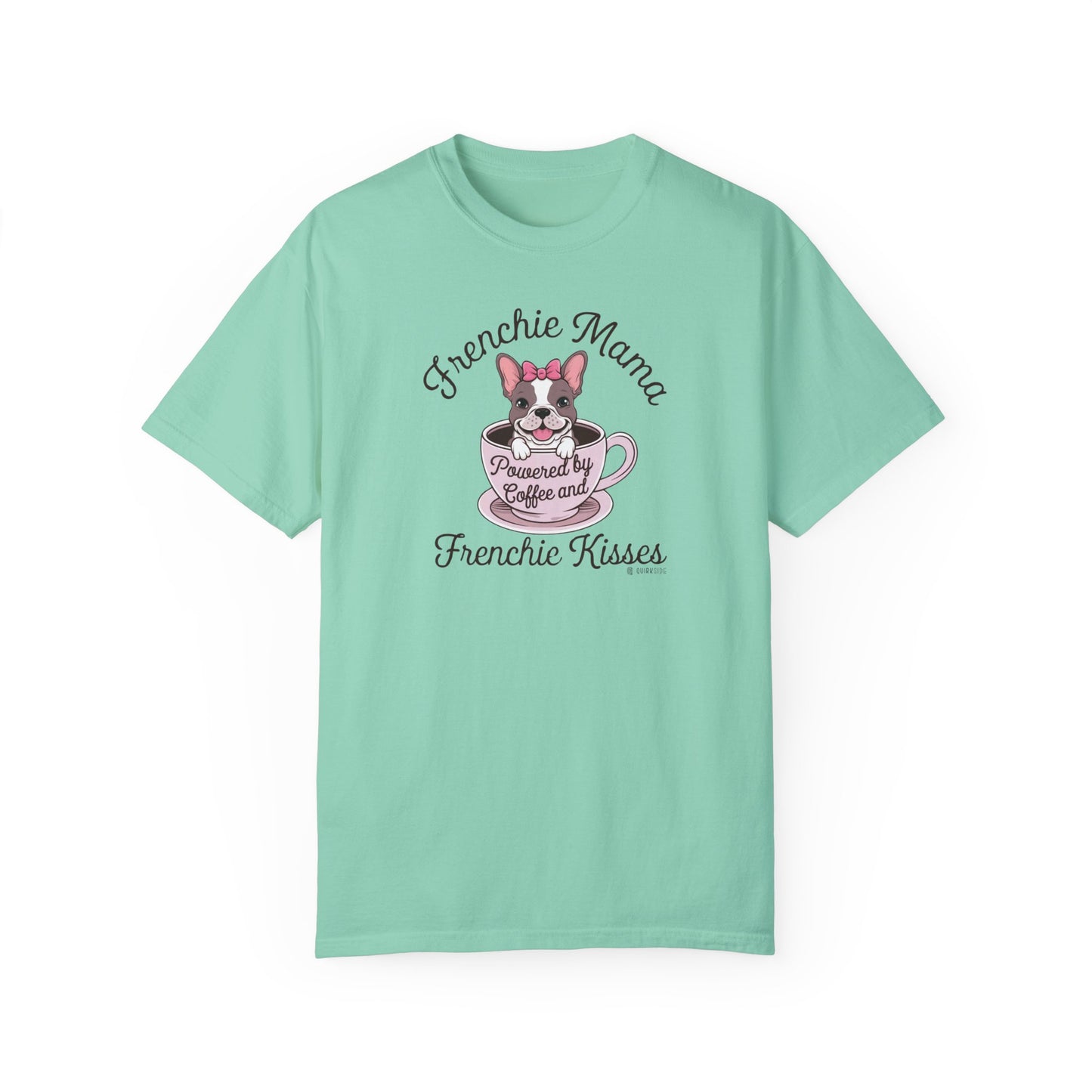 French Bulldog Lover Unisex Garment-Dyed T-shirt, Dog Parent Tee, Cute Bulldog Shirt, Pet Lover Top, Animal Graphic Tee