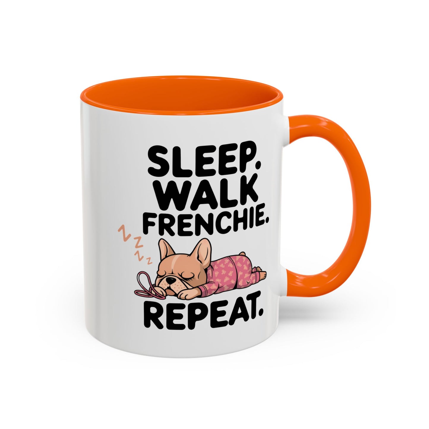 French Bulldog Coffee Mug with Cute Sleepy Design, Dog Lover Gift, Humorous Mug, Pet Owner Essentials, Frenchie Appreciation