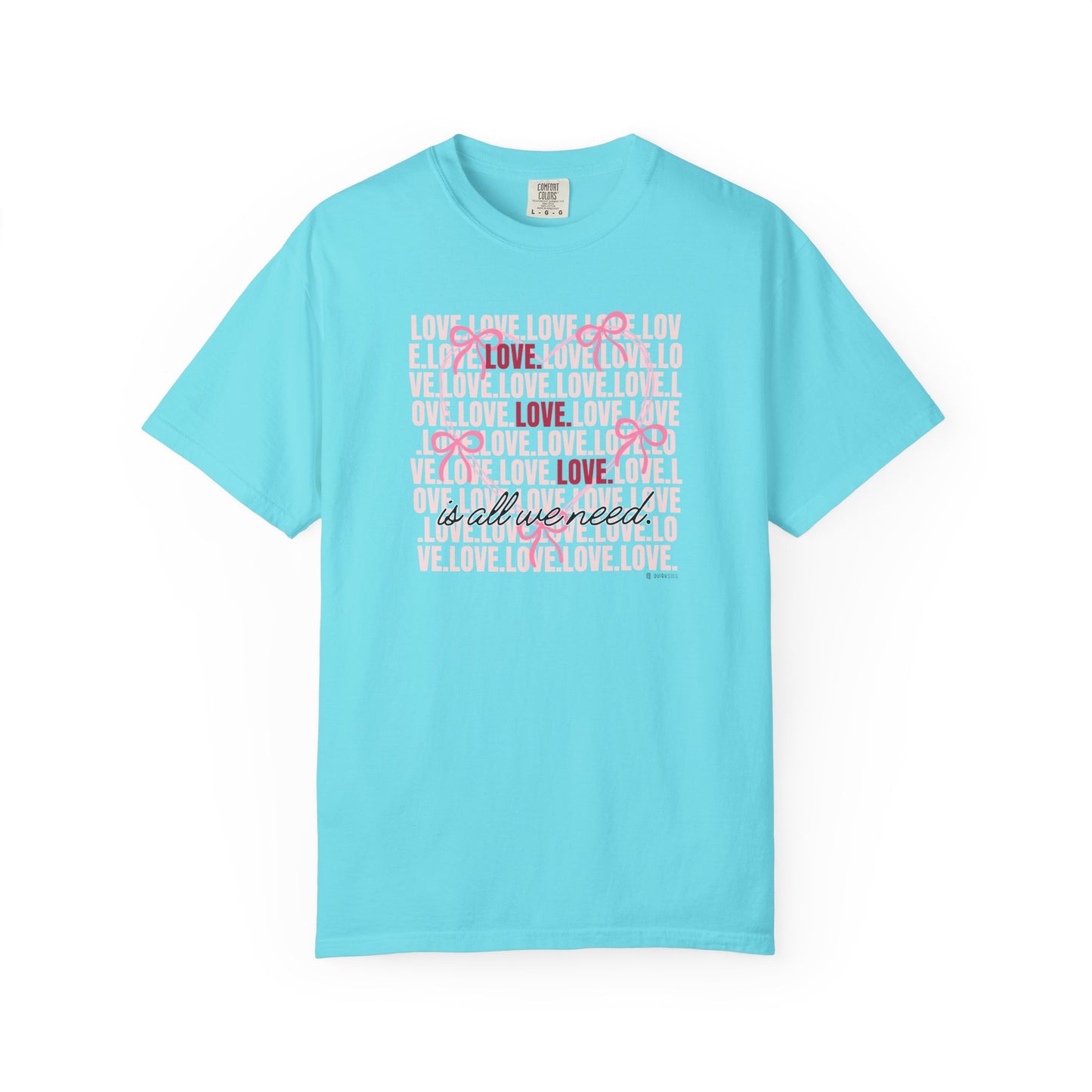 Peaceful Vibes Unisex T-shirt, Kindness Love Tee, Inspirational Shirt, Positivity Apparel, Comfortable Garment-Dyed Top