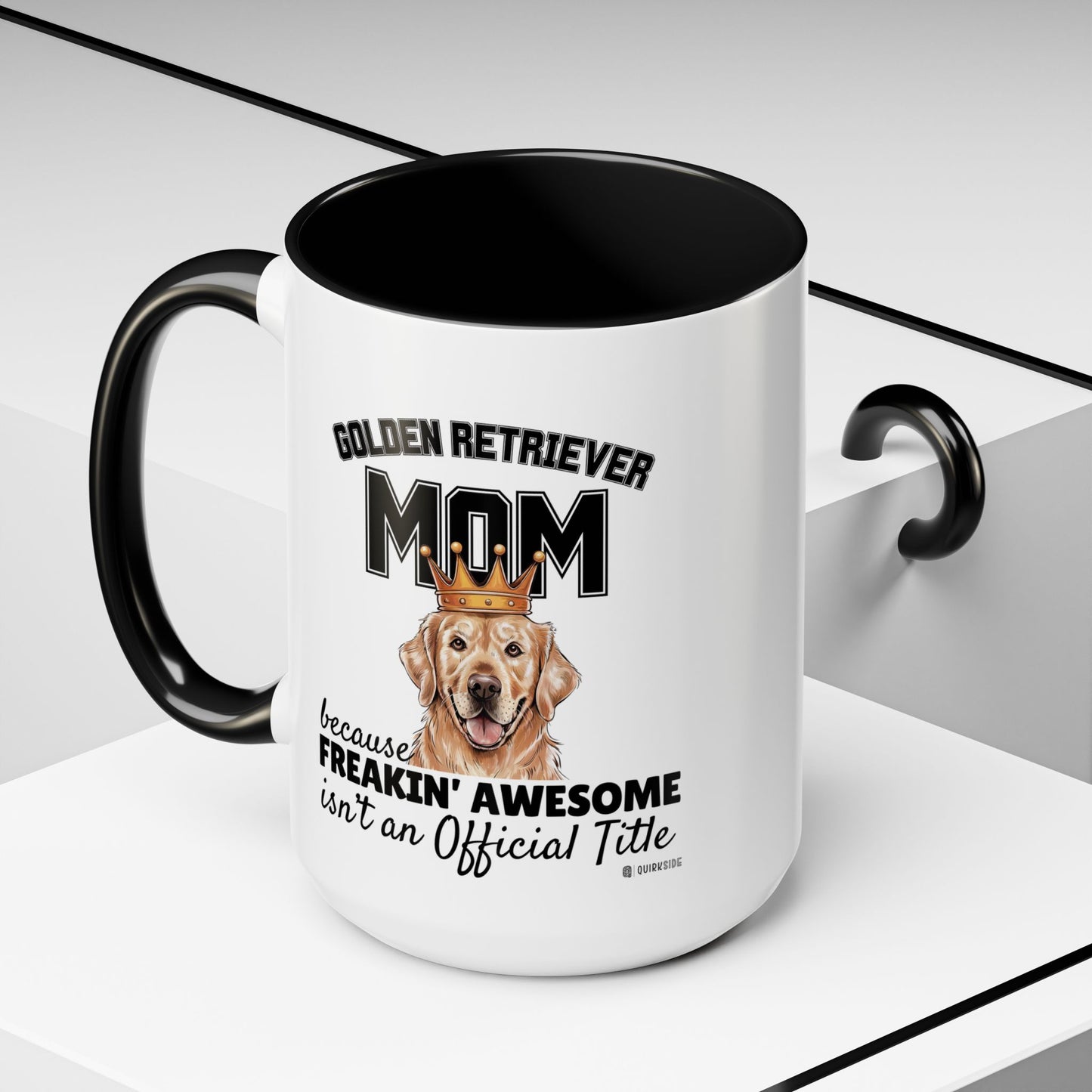 Golden Retriever Mom Coffee Mug - Perfect Gift for Dog Lovers, Pet Owners, Birthday, Mother's Day, Funny Dog Mom Mug