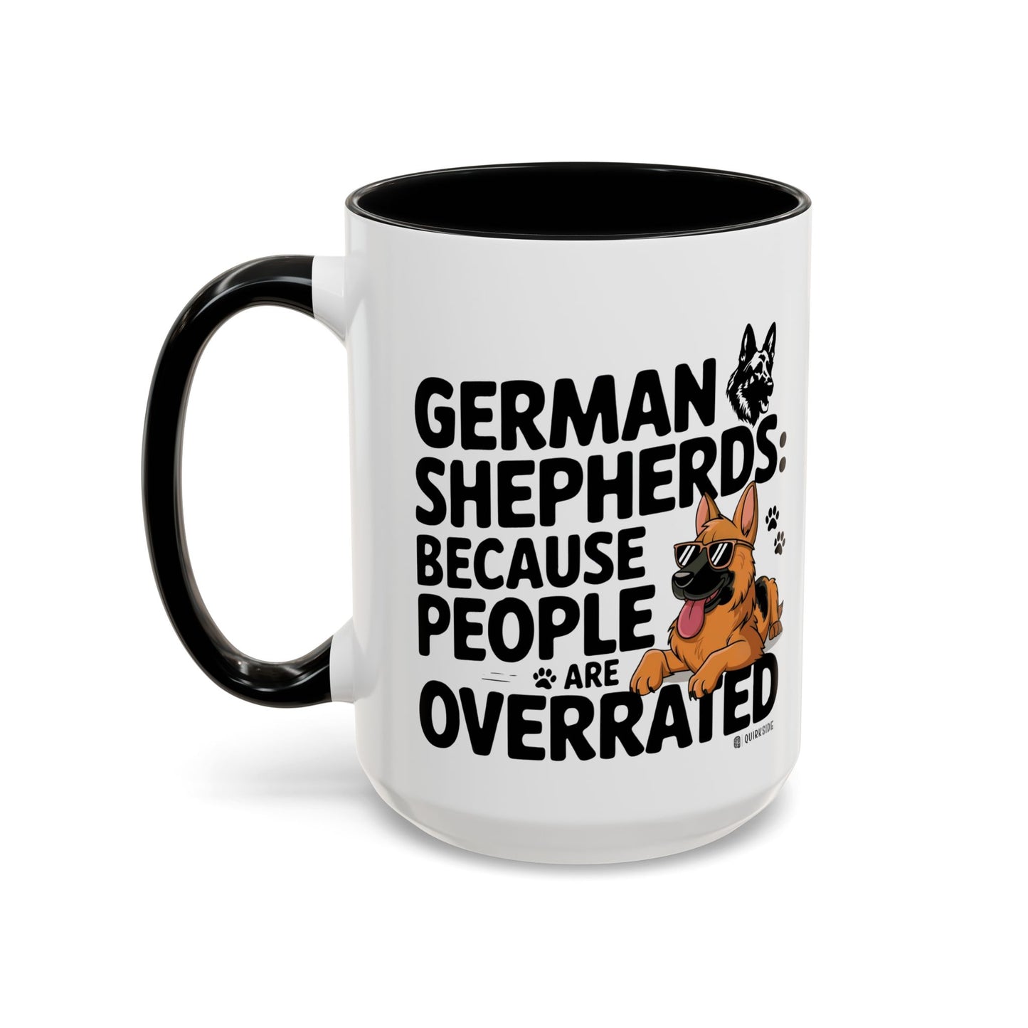 German Shepherds Coffee Mug - Funny Dog Lover Gift, Pet Parent Humor, Animal Lover Decor, Unique Holiday Present, Dog Breed Lovers