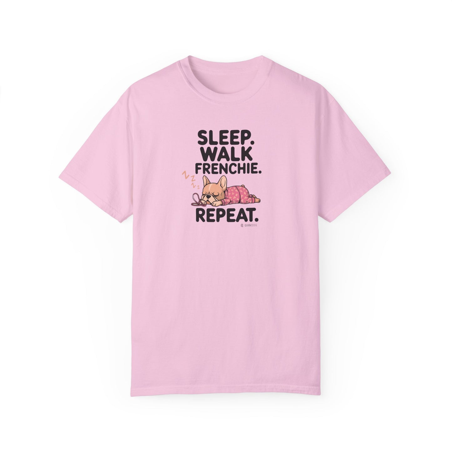 French Bulldog Lover Unisex Garment-Dyed T-shirt, Dog Parent Tee, Cute Bulldog Shirt, Pet Lover Top, Animal Graphic Tee